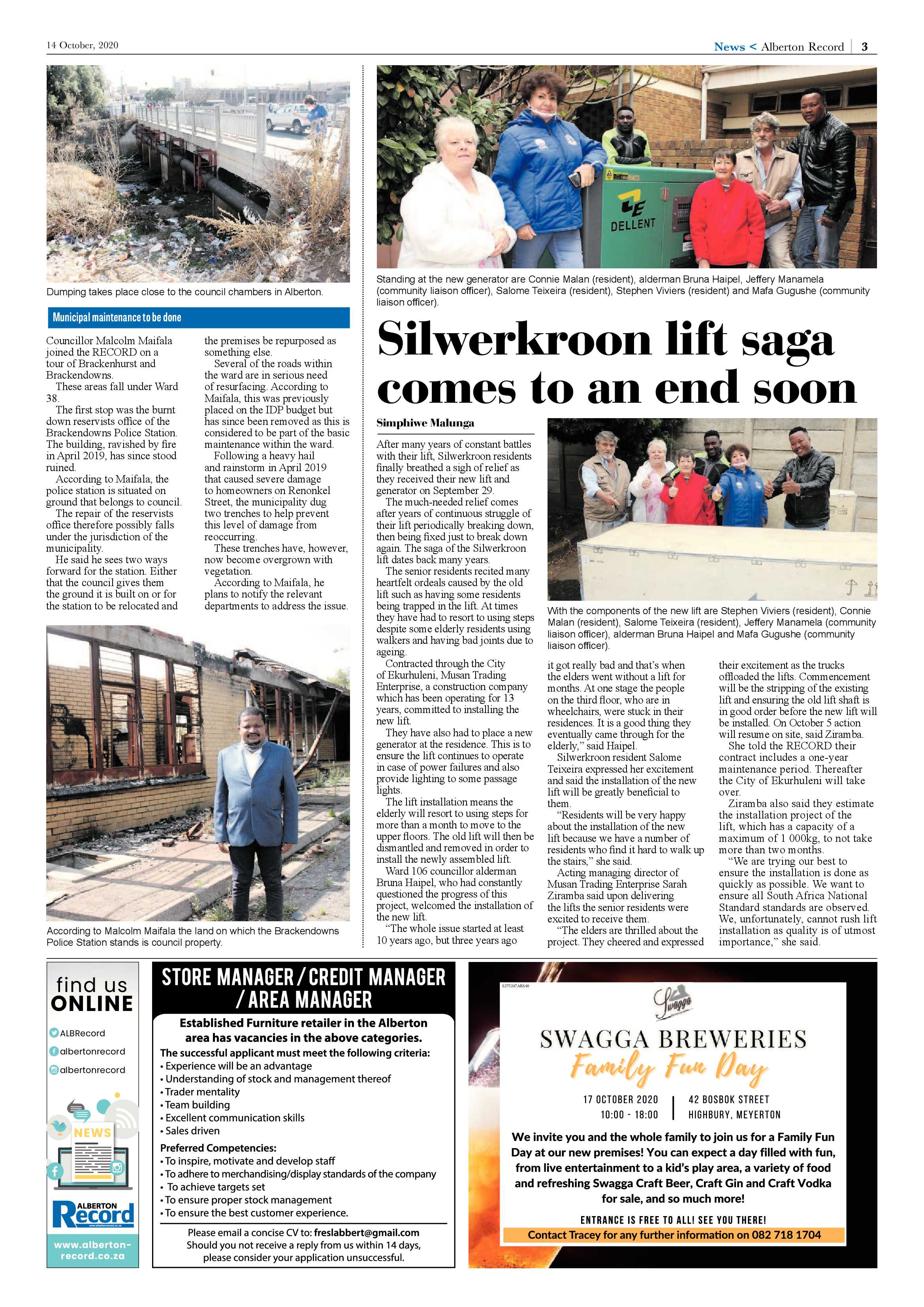 Alberton Record 14 October 2020 page 3