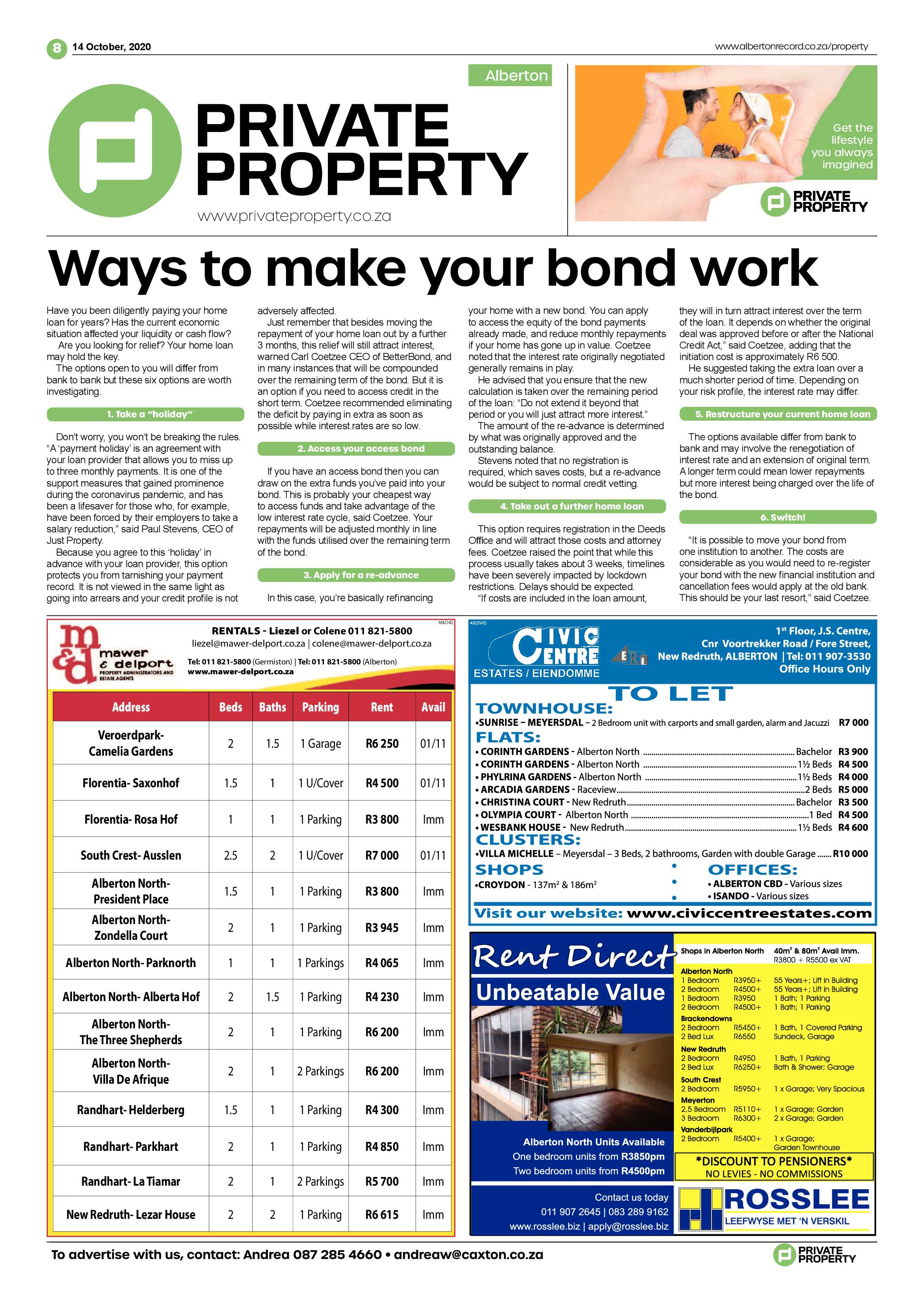Alberton Record 14 October 2020 page 8