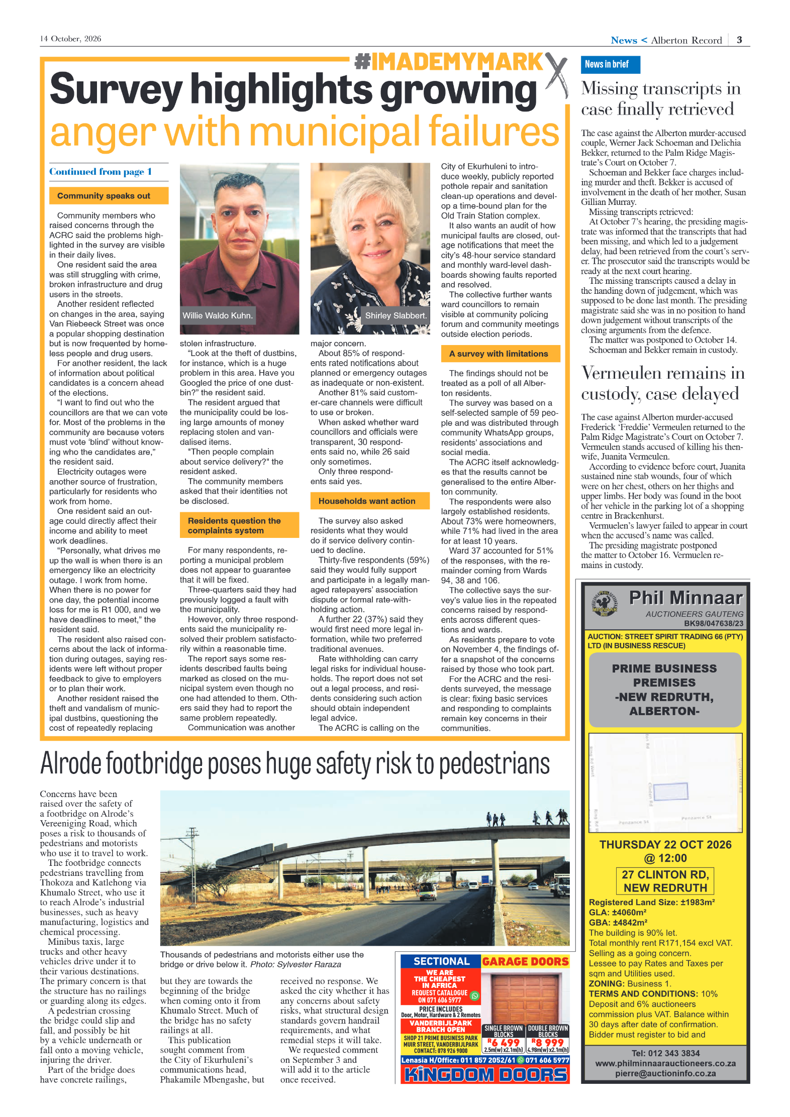 Alberton Record 14 October 2026 page 3