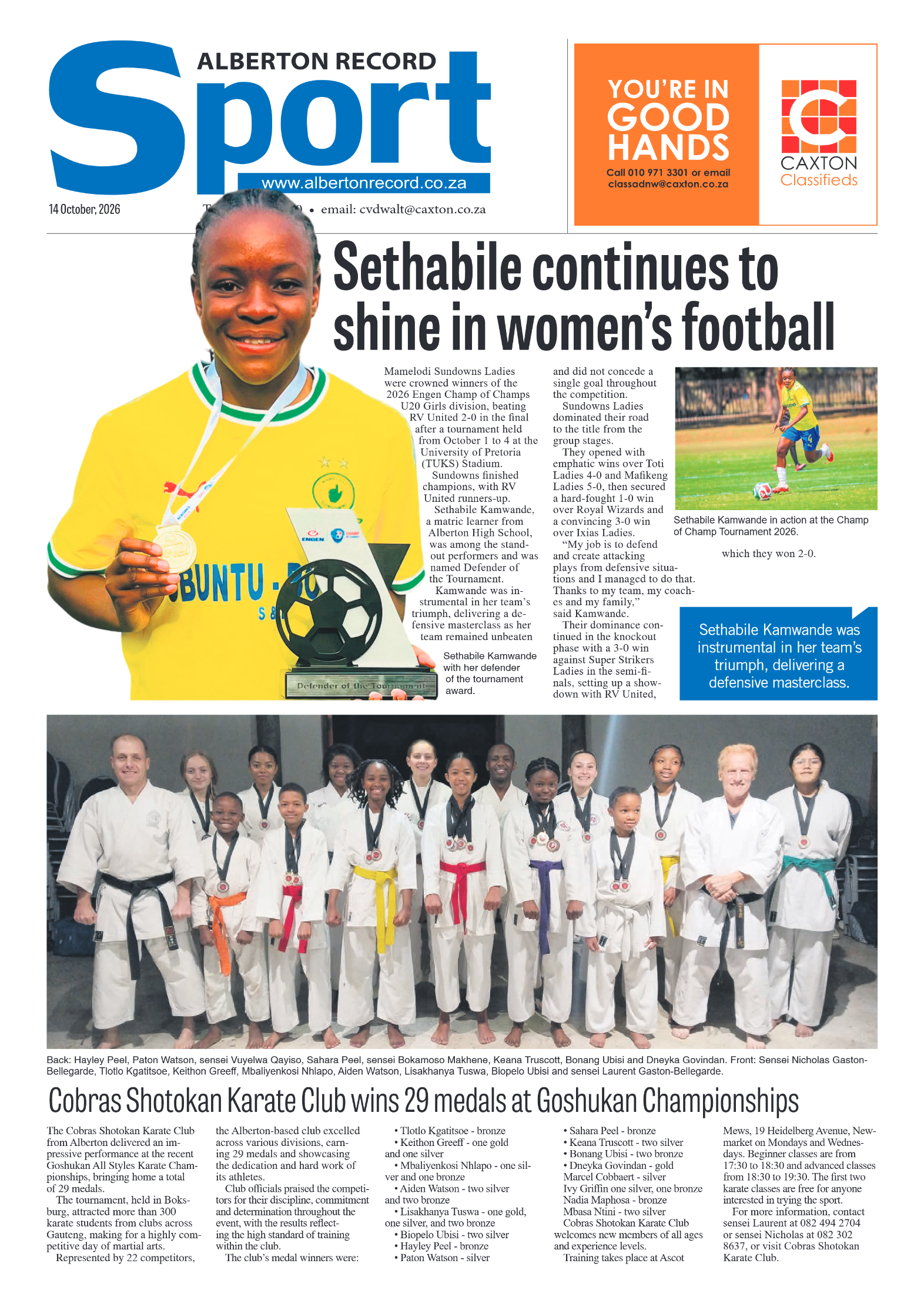Alberton Record 14 October 2026 page 8