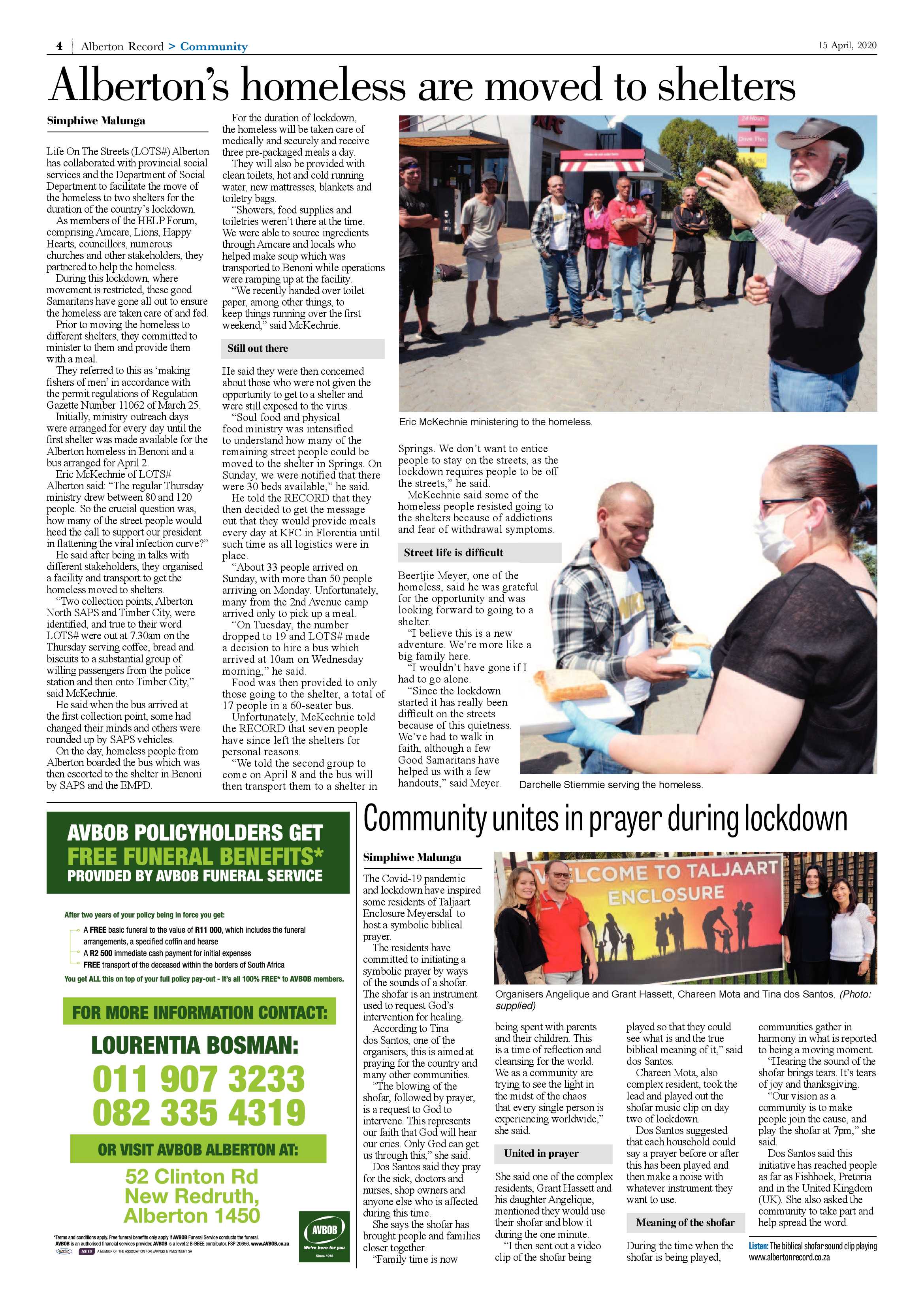 Alberton Record 15 April 2020 page 4
