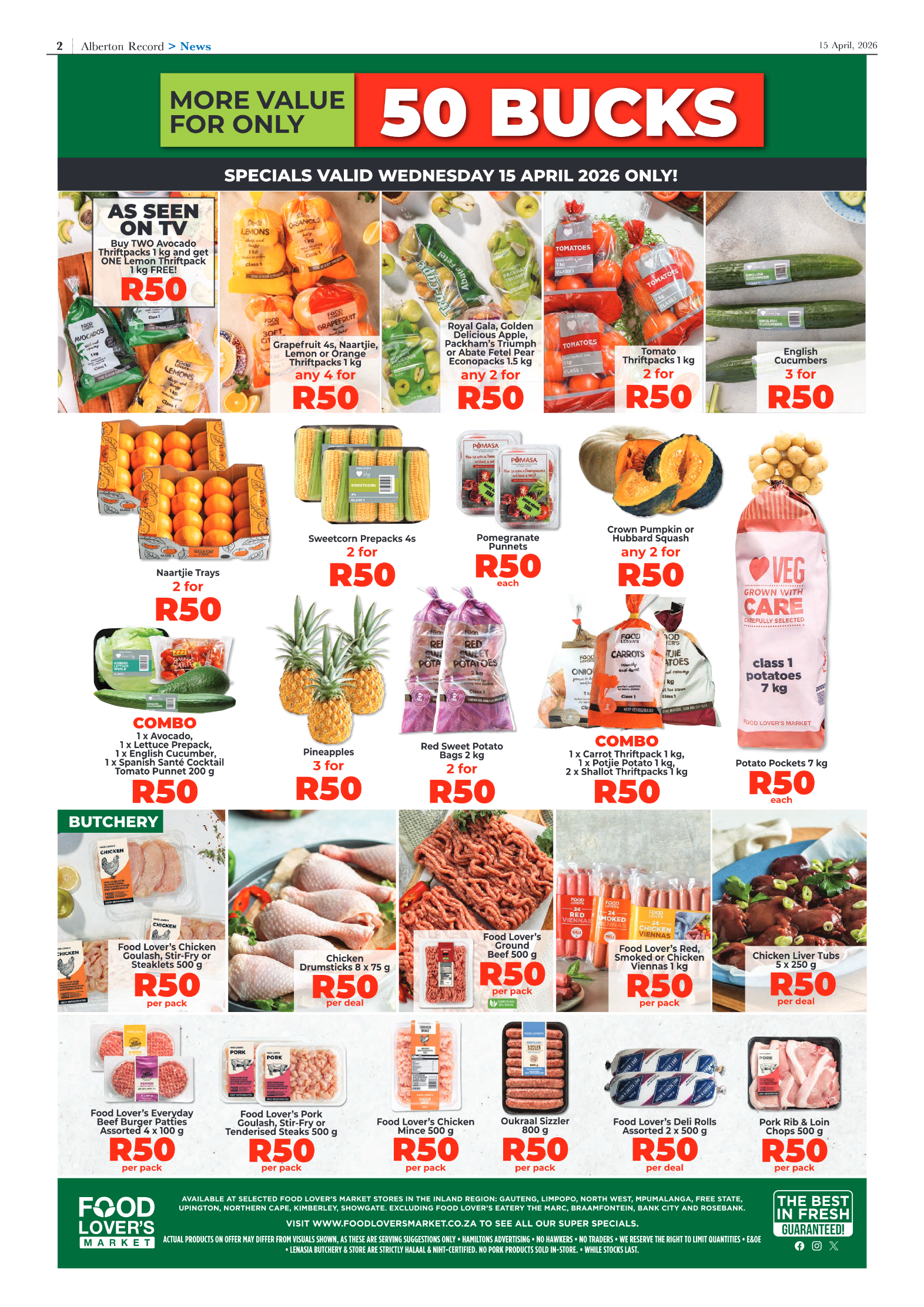 Alberton Record 15 April 2026 page 2