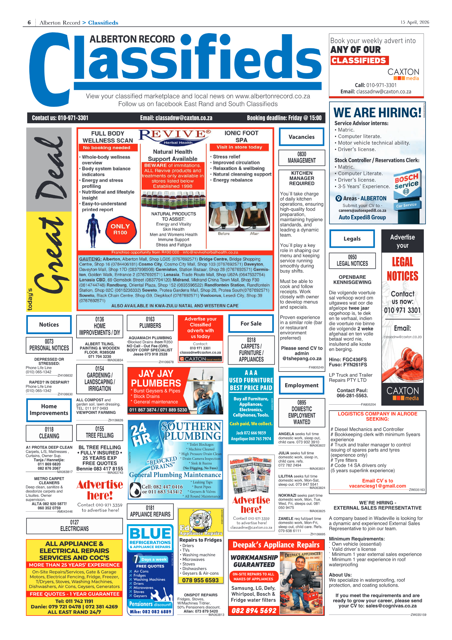 Alberton Record 15 April 2026 page 6
