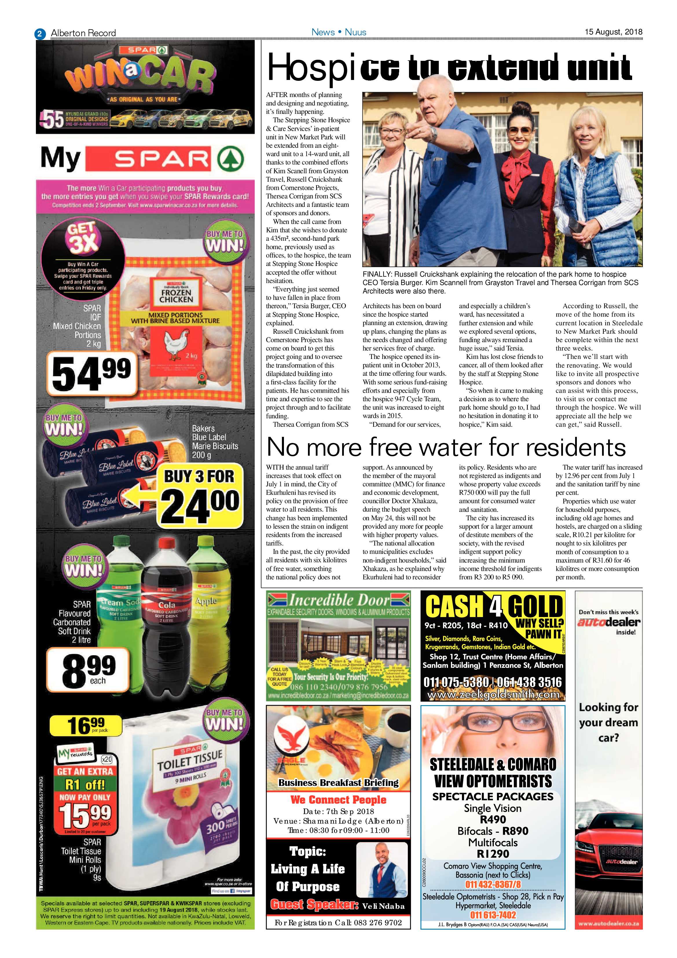 Alberton Record 15 August 2018 page 2