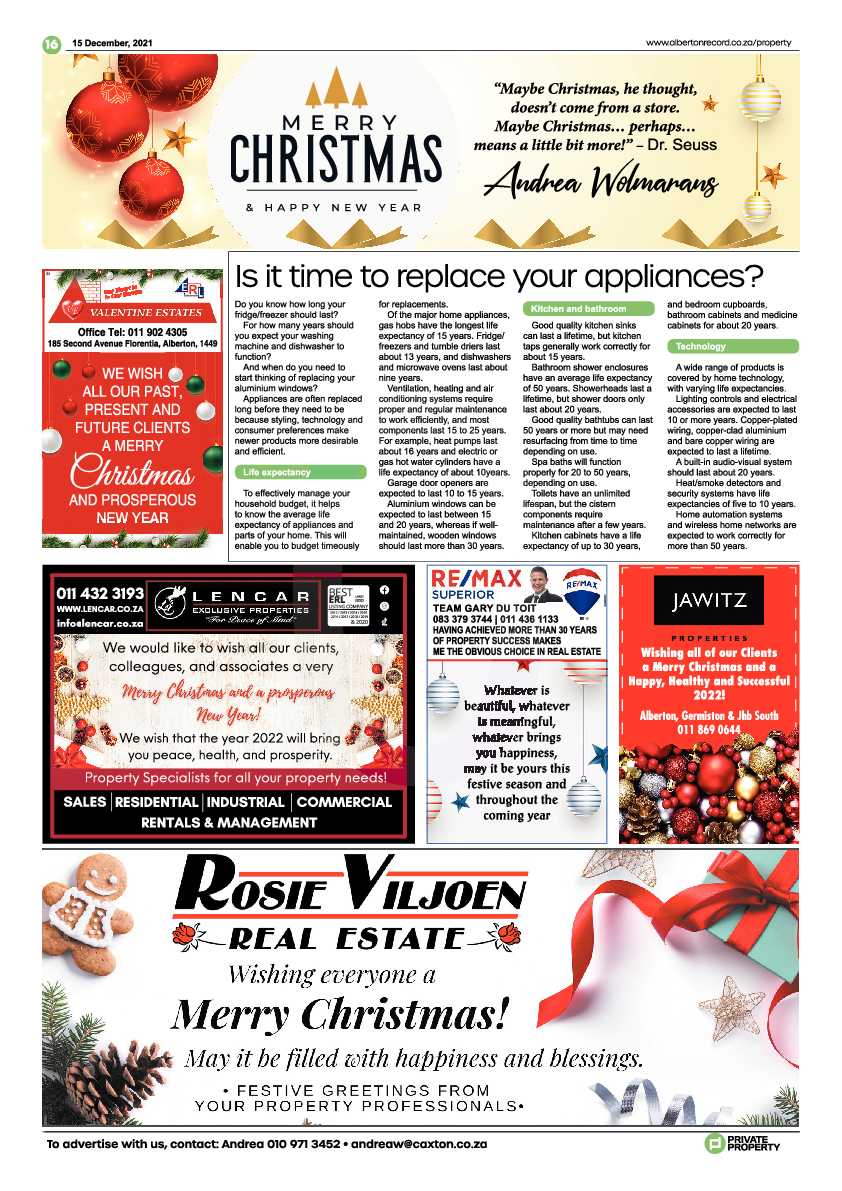 Alberton Record 15 December 2021 page 18