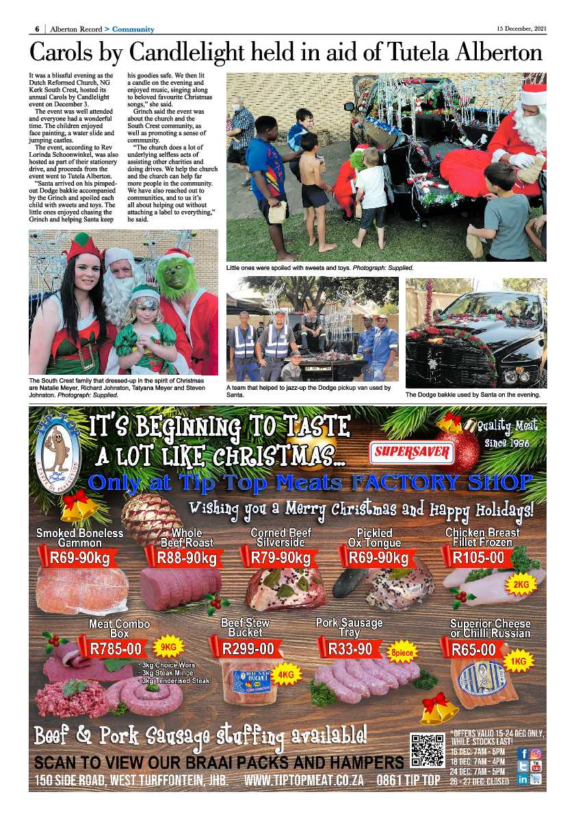 Alberton Record 15 December 2021 page 8