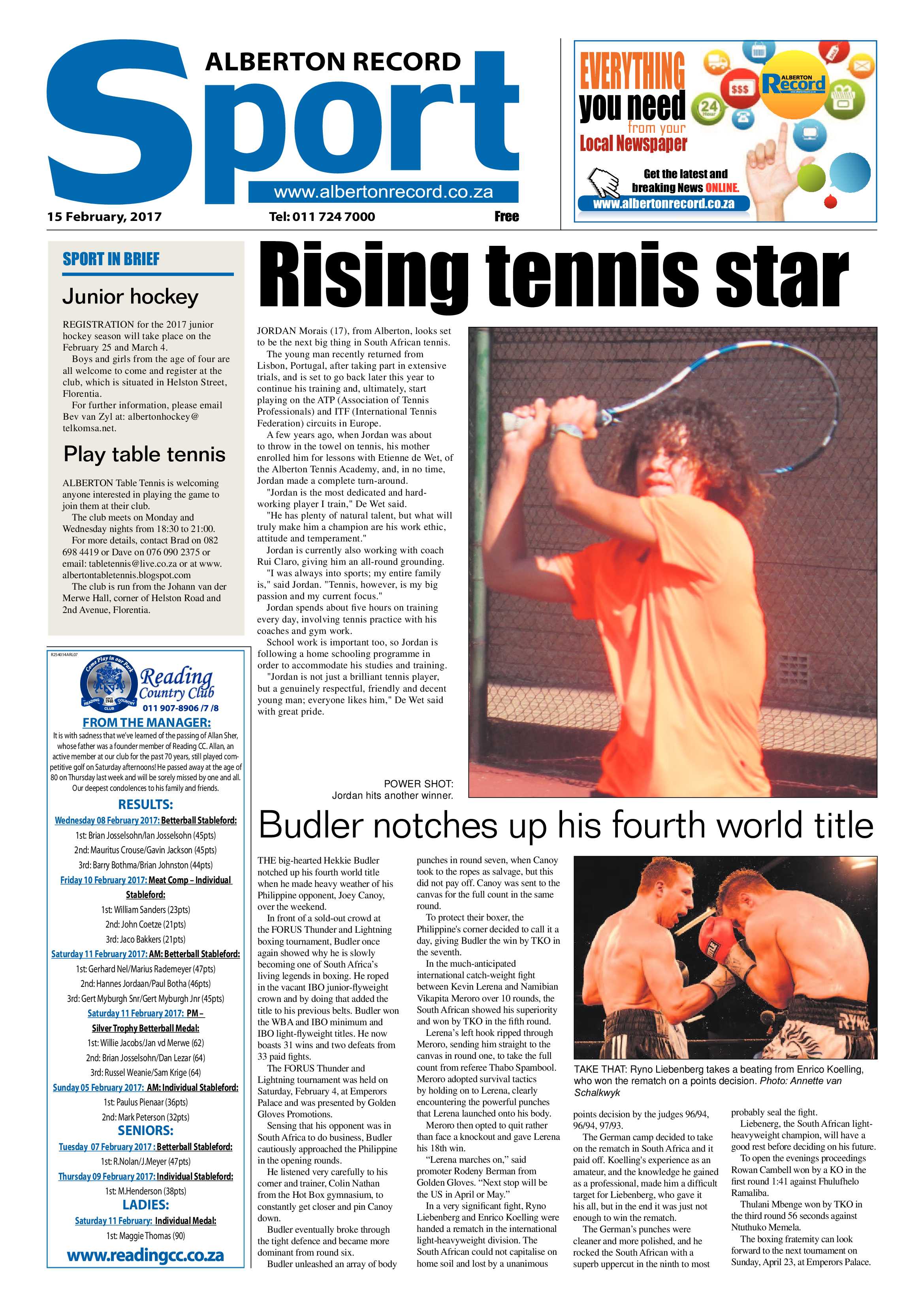 Alberton Record 15 February 2017 page 28