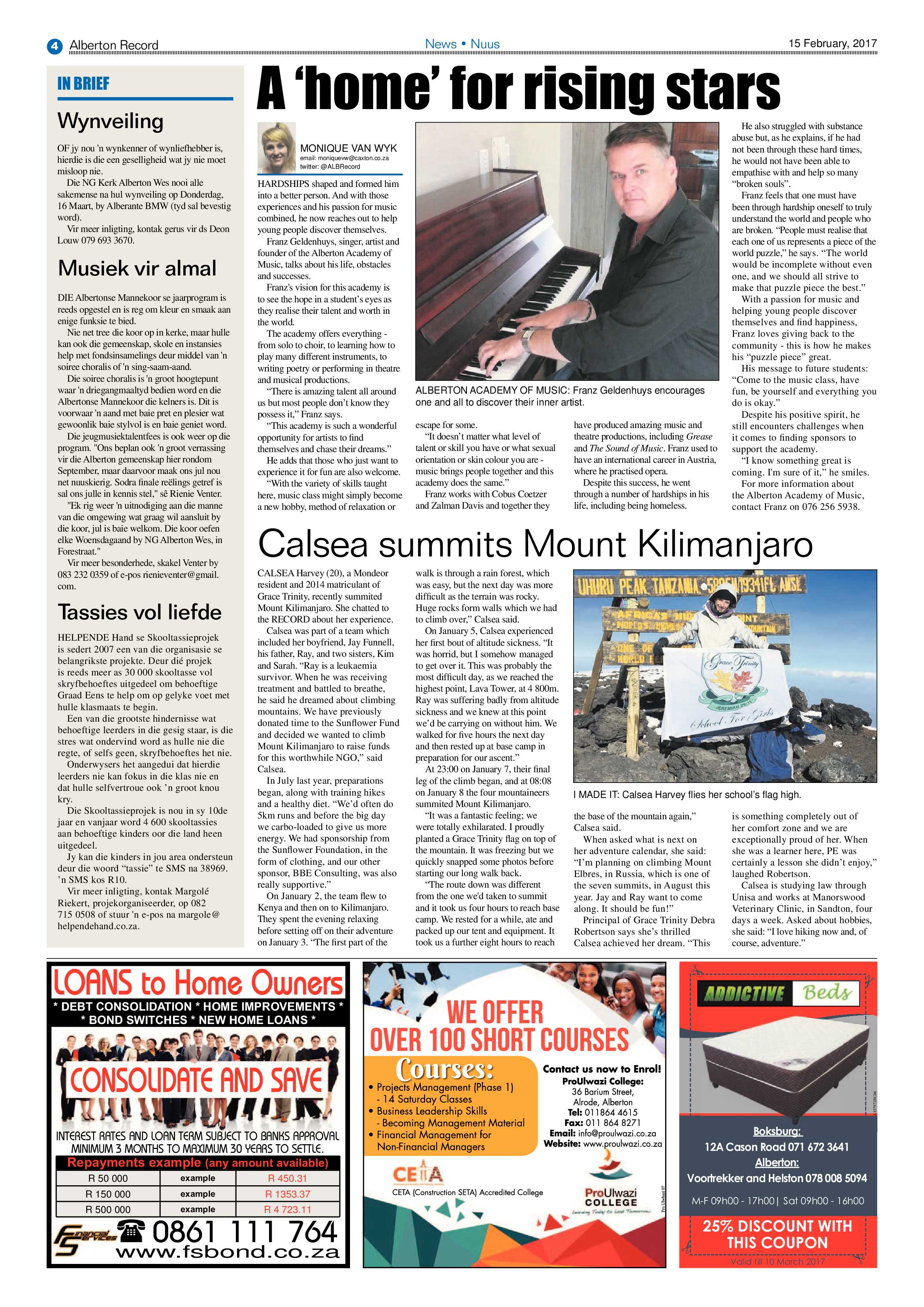 Alberton Record 15 February 2017 page 4