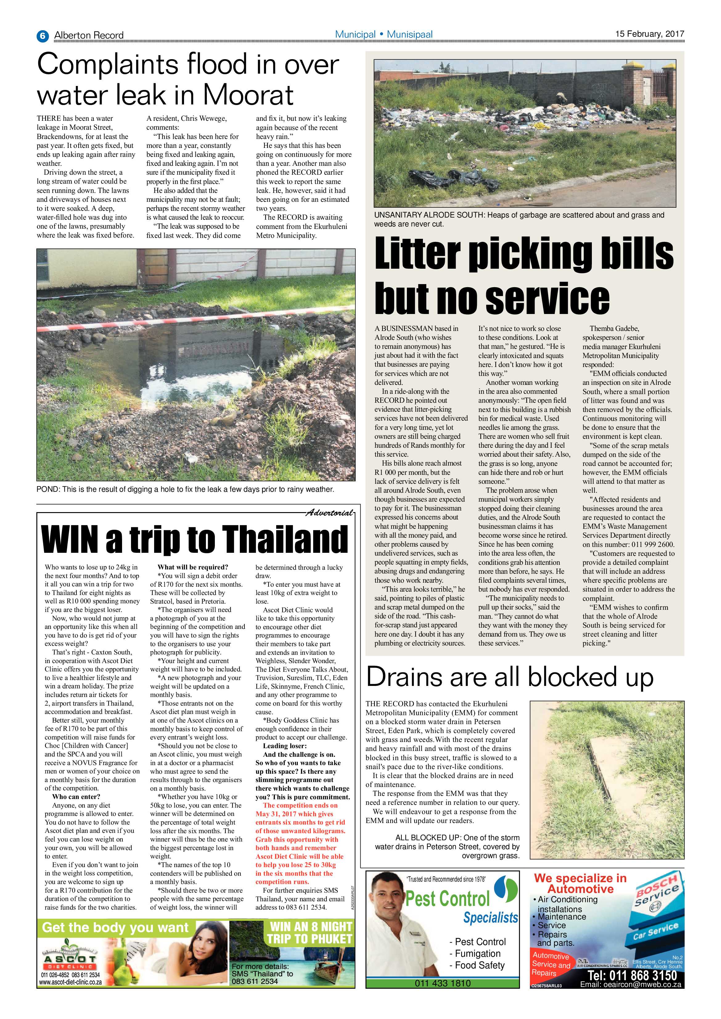 Alberton Record 15 February 2017 page 6