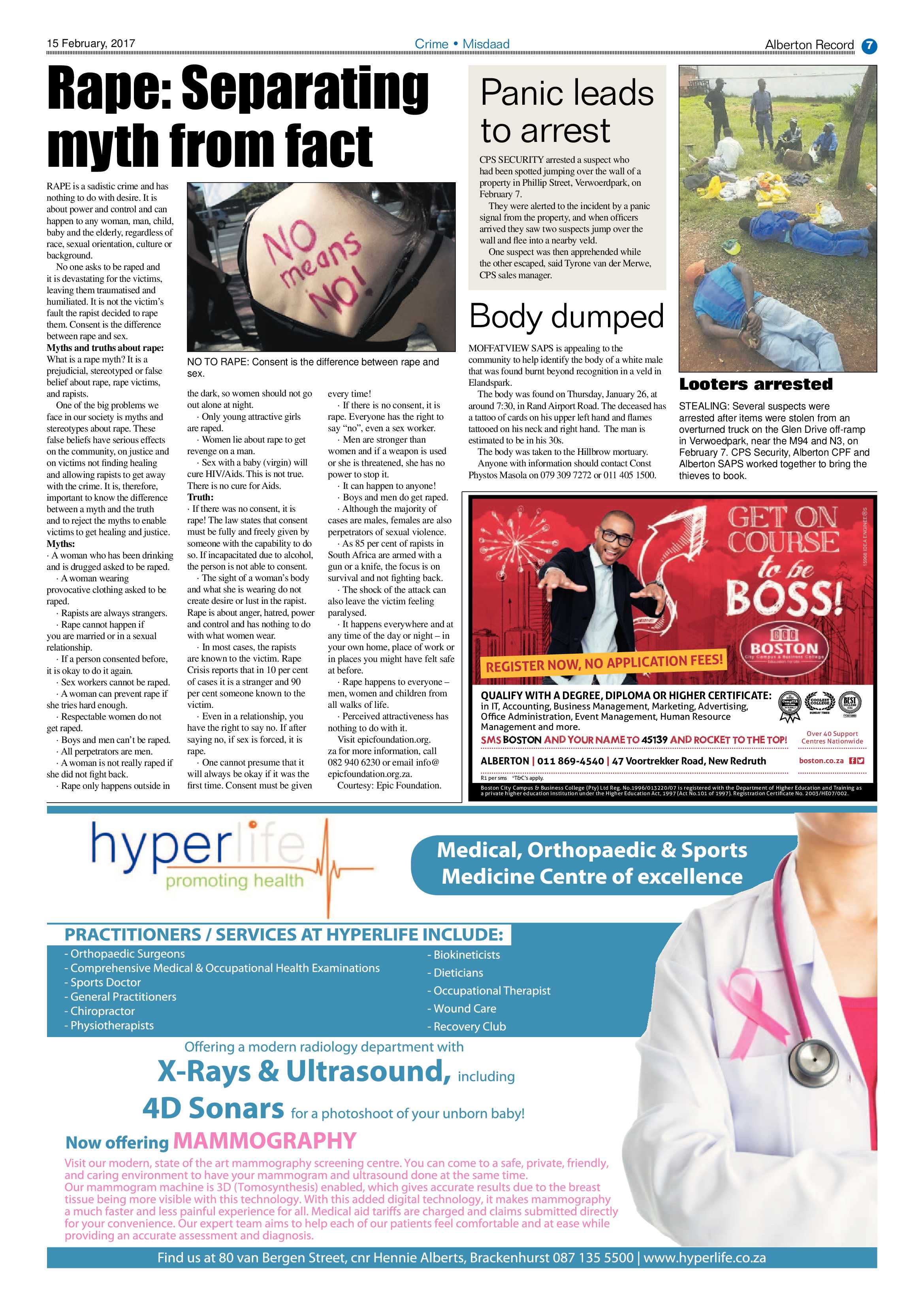 Alberton Record 15 February 2017 page 7