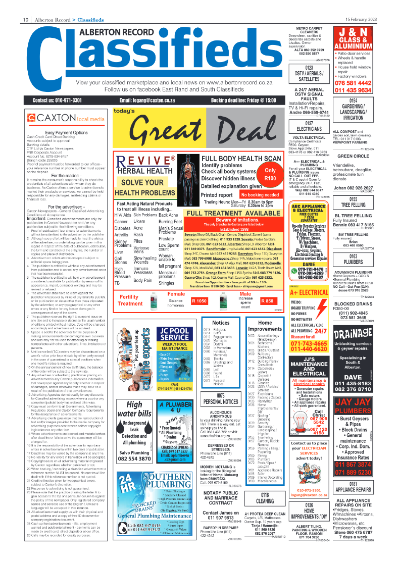 Alberton Record 15 February 2023 page 10