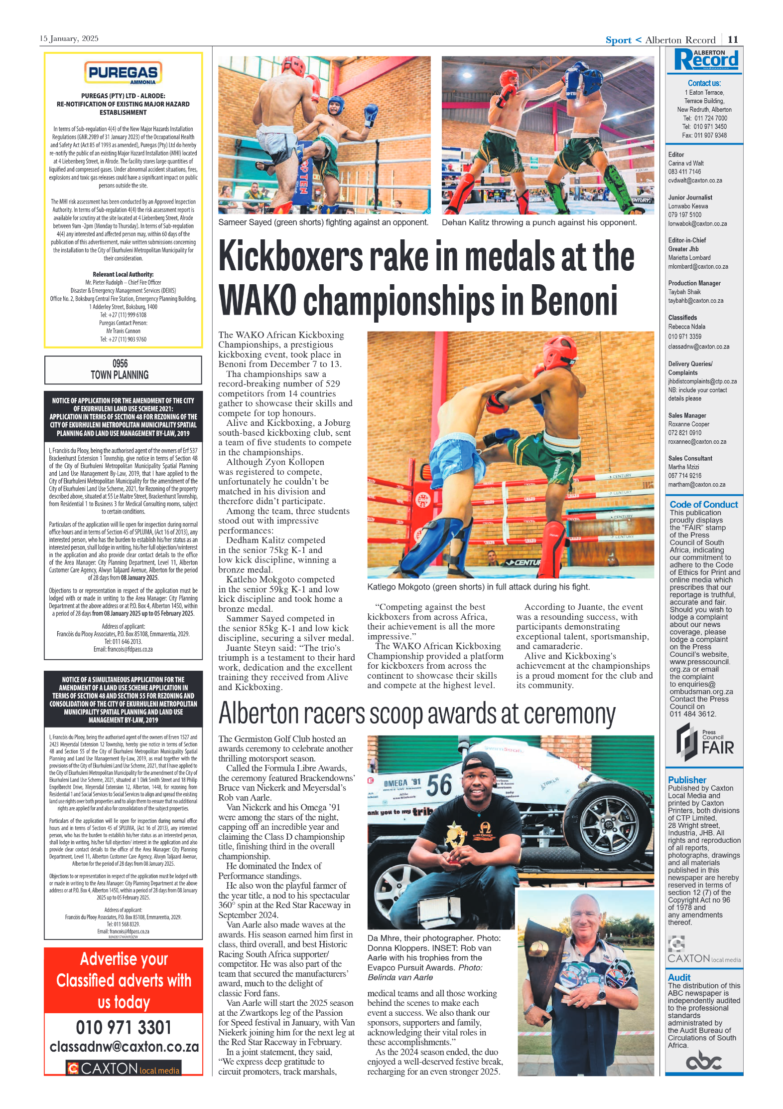 Alberton Record 15 January 2025 page 11