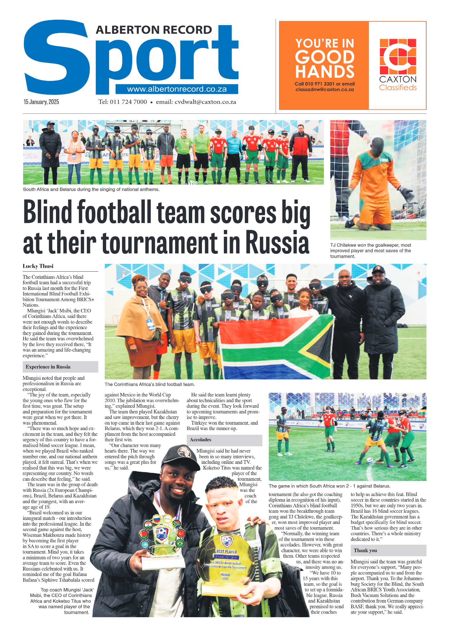 Alberton Record 15 January 2025 page 12