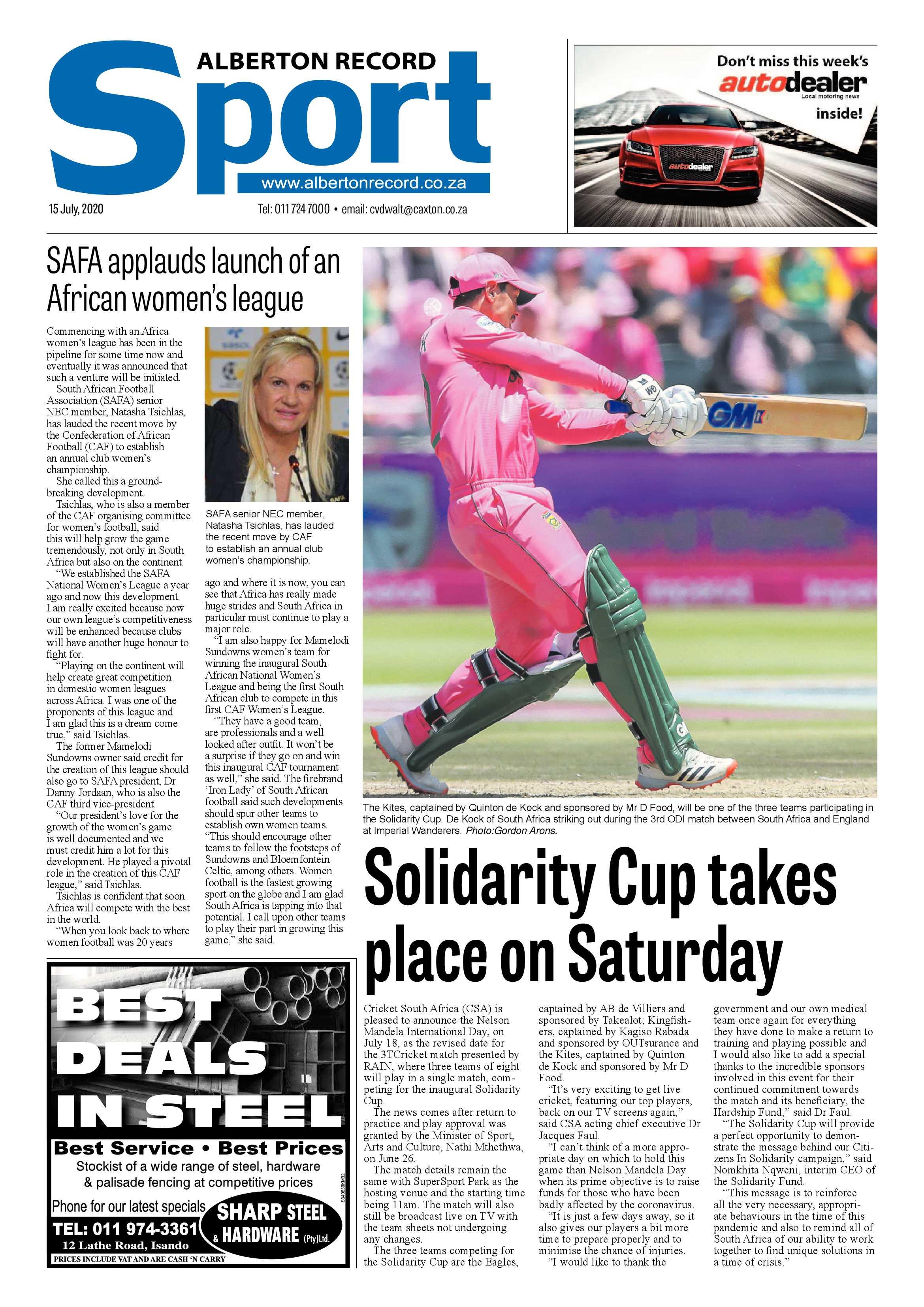 Alberton Record 15 July 2020 page 16