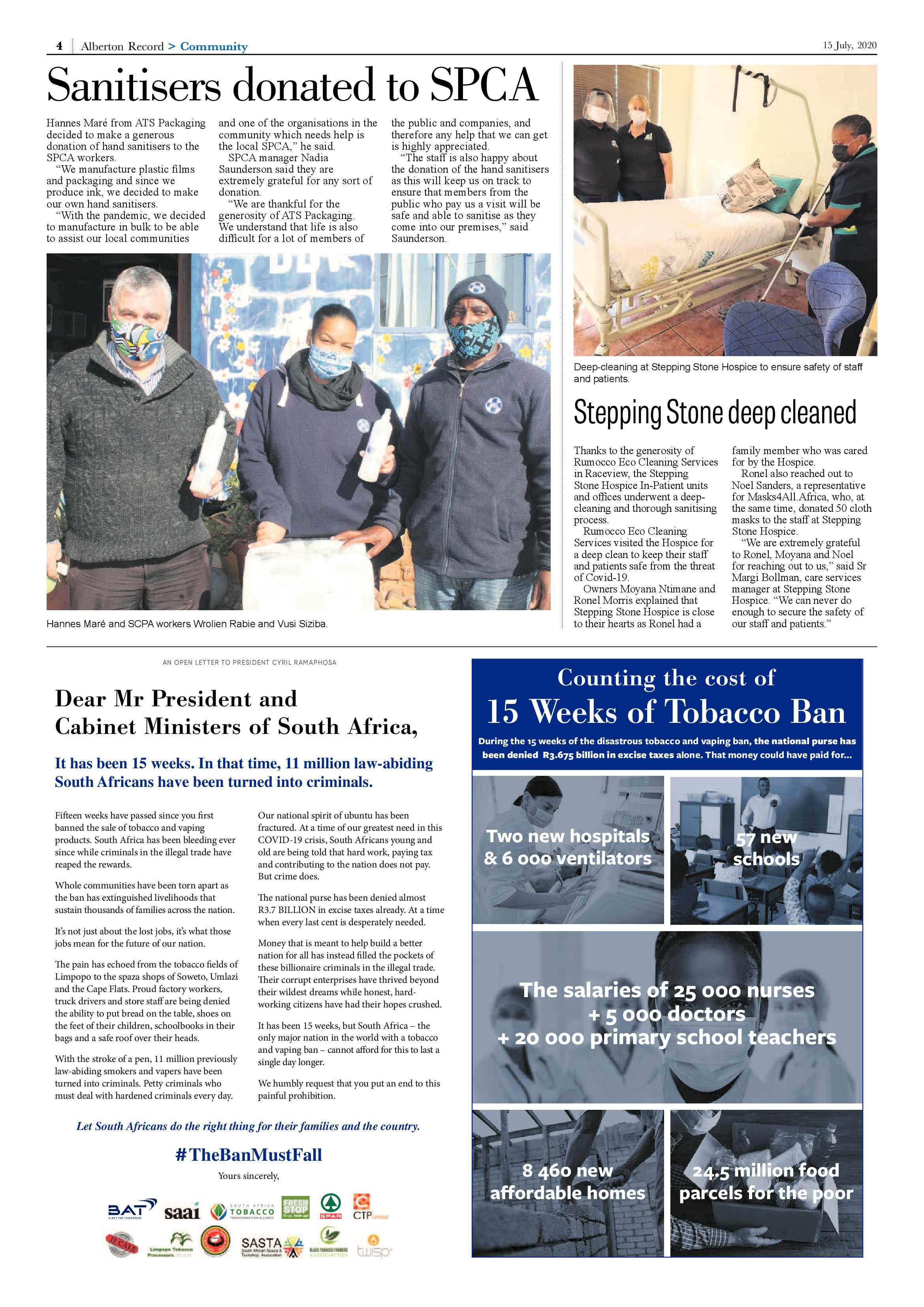 Alberton Record 15 July 2020 page 4