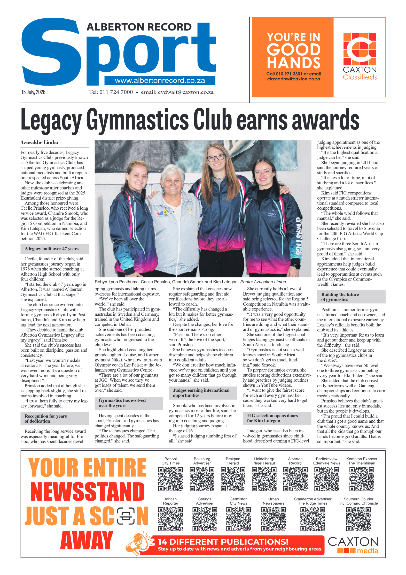 Alberton Record 15 July 2026 page 8