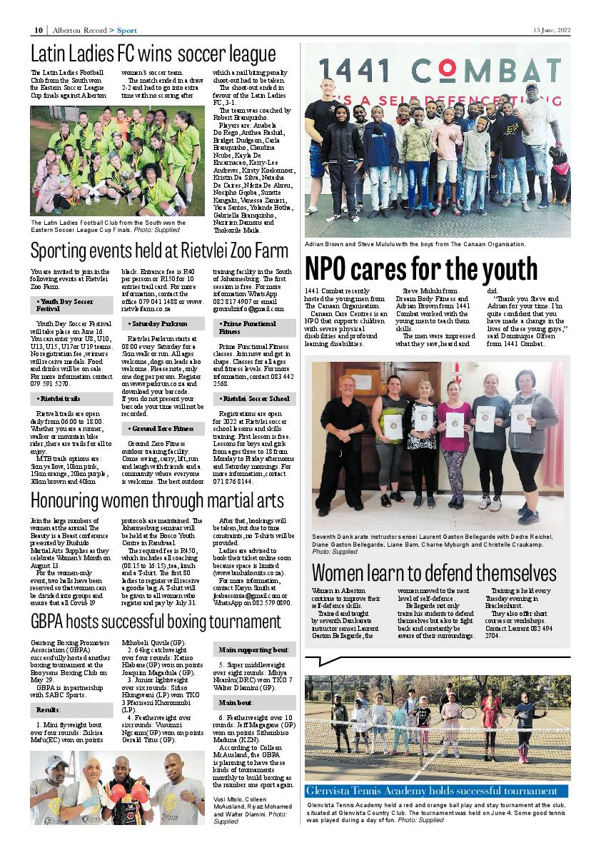 Alberton Record 15 June 2022 page 12
