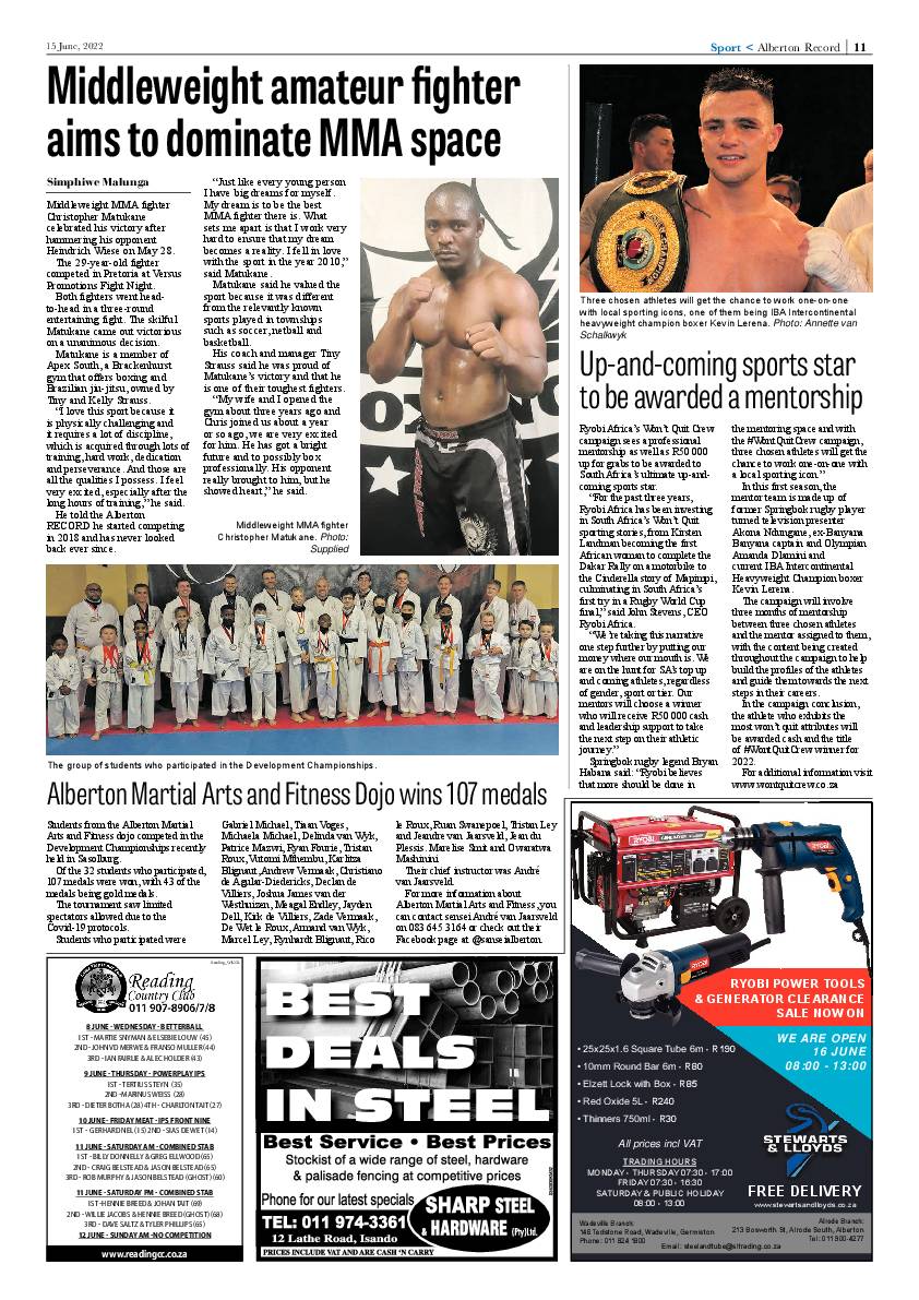Alberton Record 15 June 2022 page 13