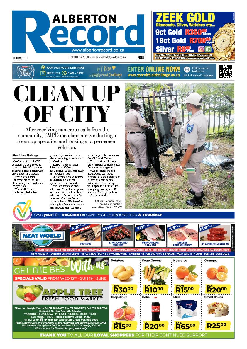 Alberton Record 15 June 2022 page 3