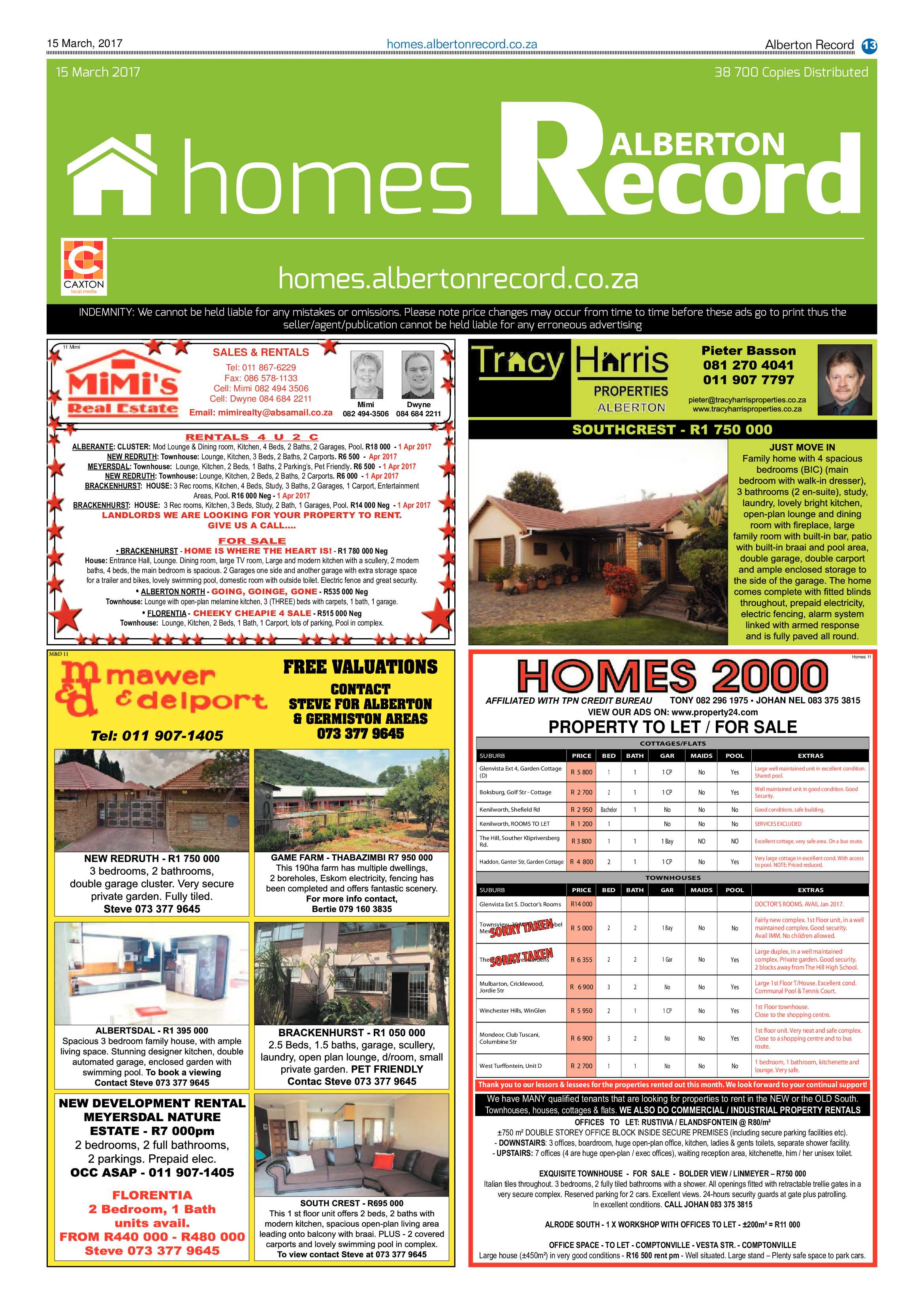 Alberton Record 15 March 2017 page 13