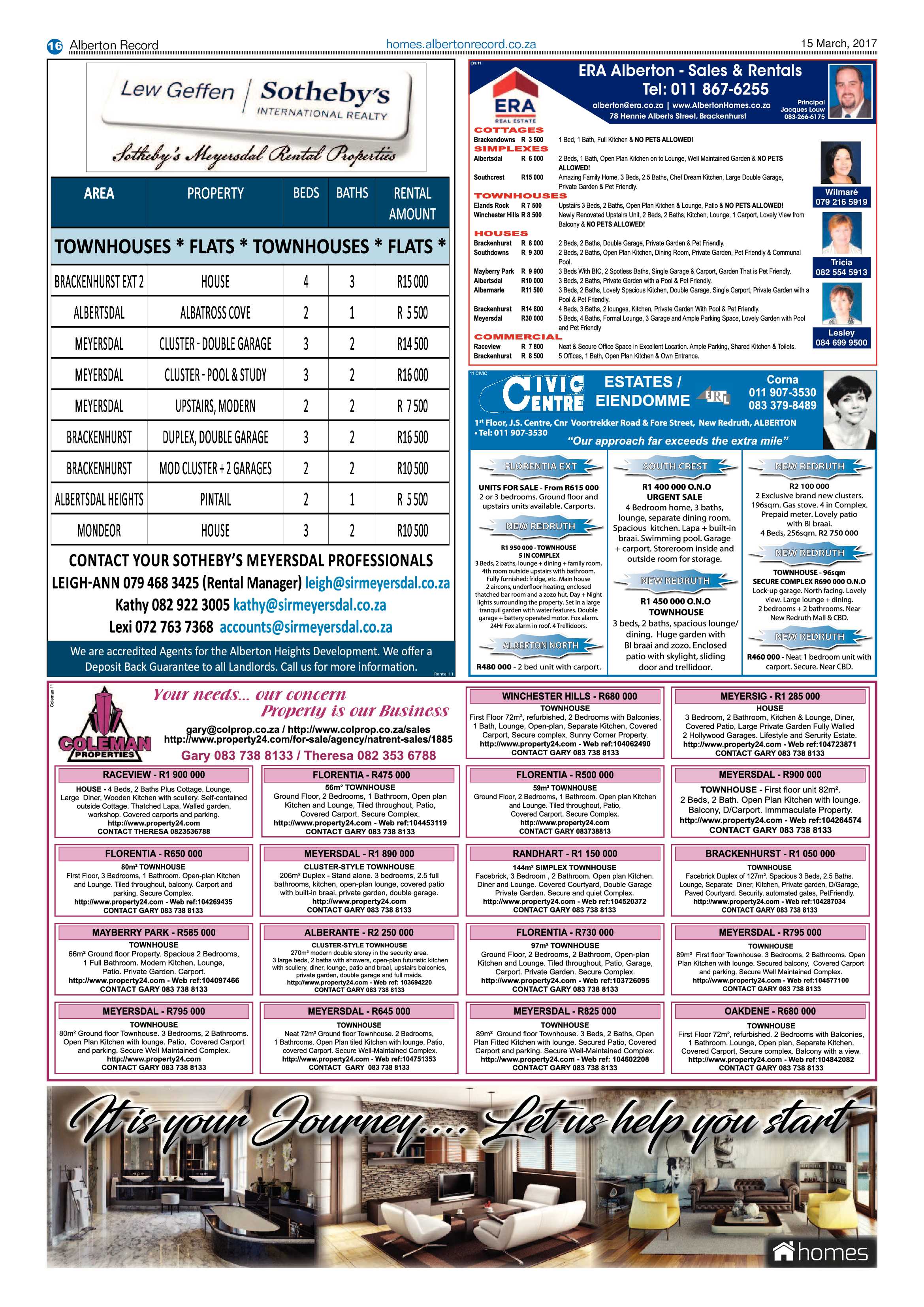Alberton Record 15 March 2017 page 16