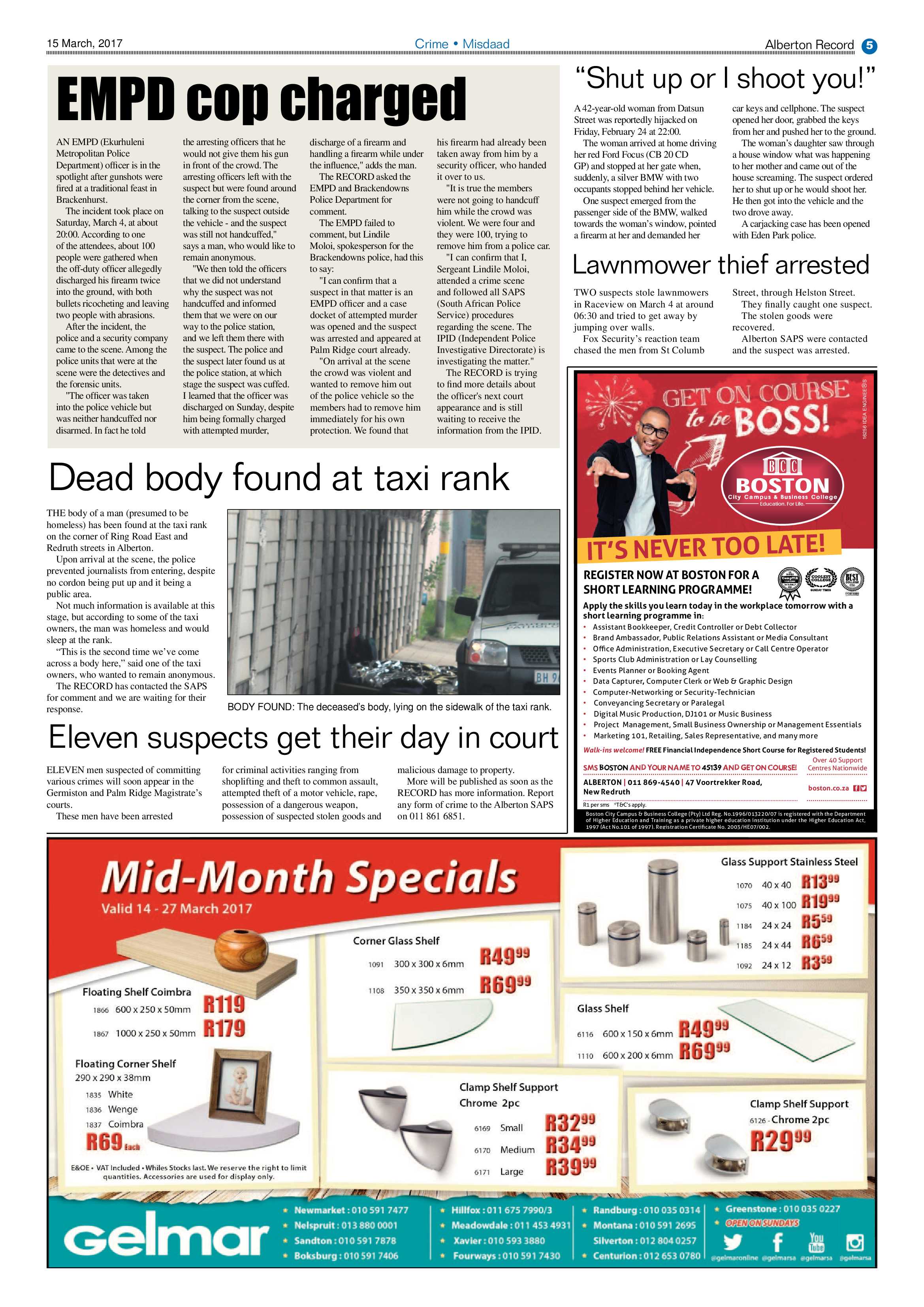 Alberton Record 15 March 2017 page 5