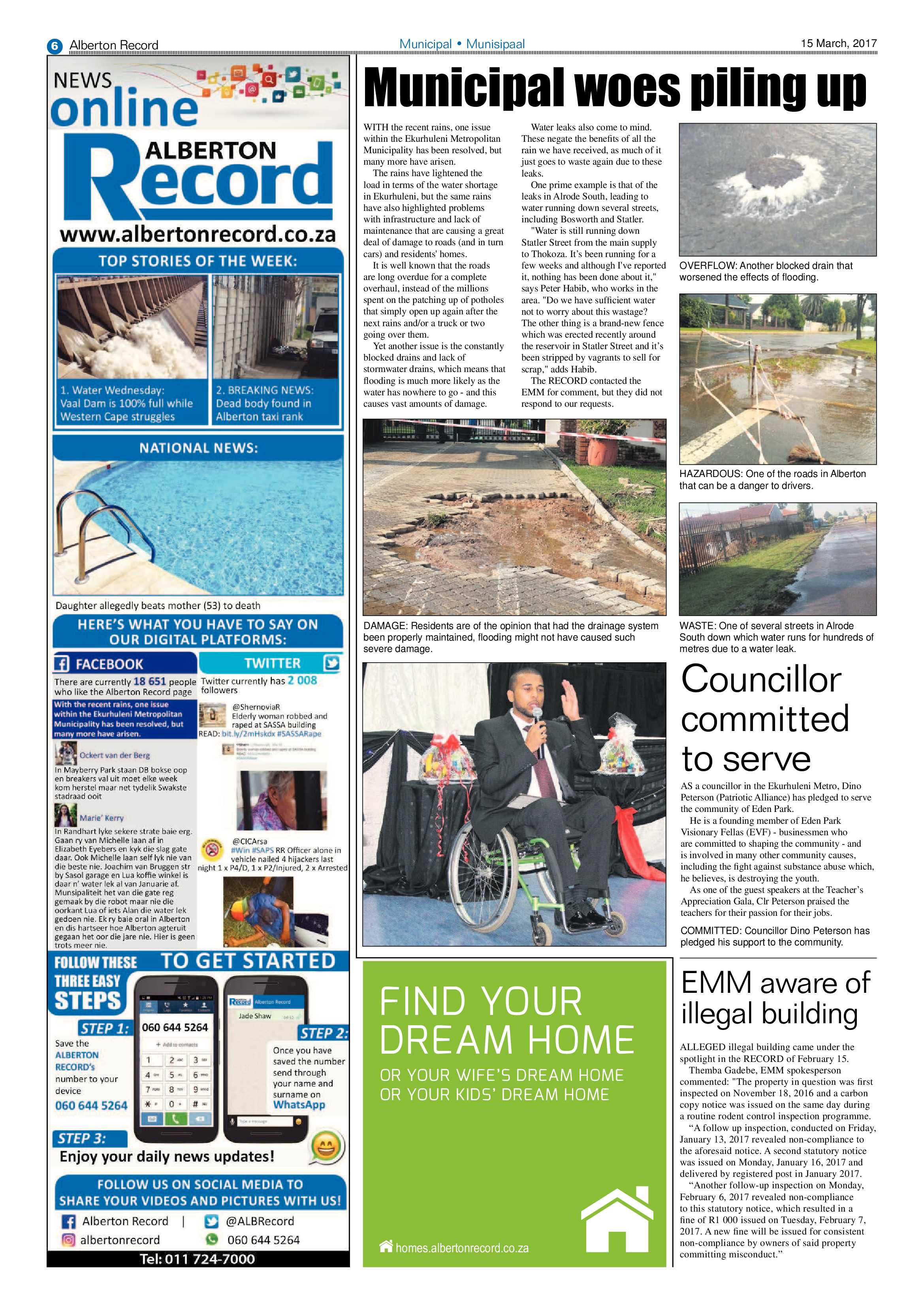 Alberton Record 15 March 2017 page 6