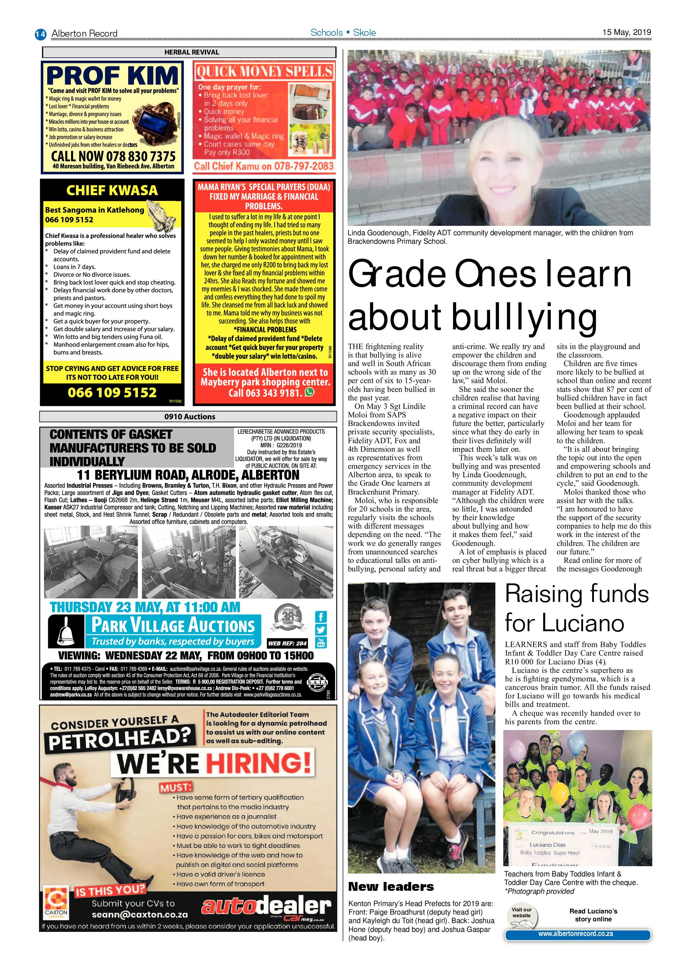 Alberton Record 15 May 2019 page 14