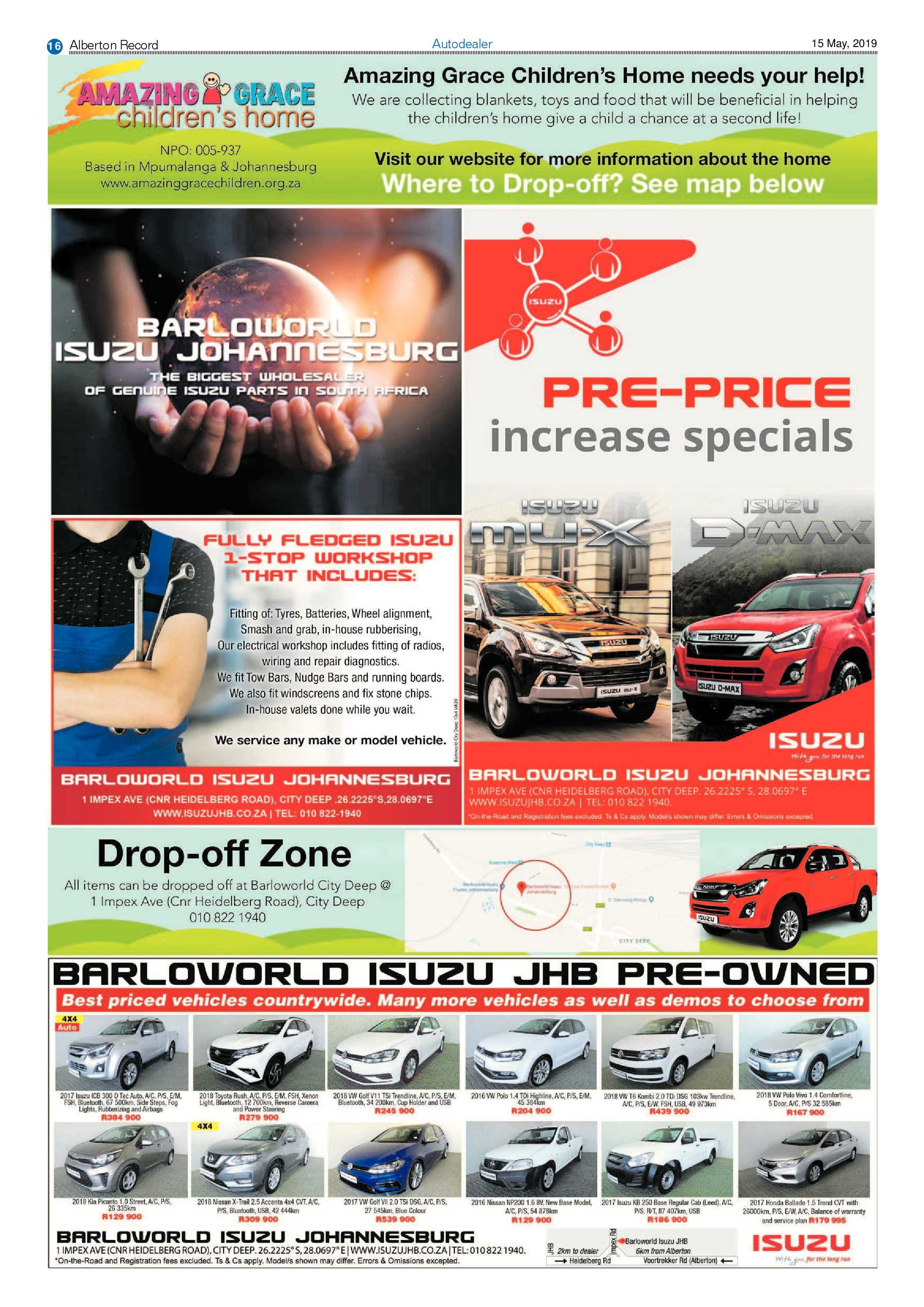 Alberton Record 15 May 2019 page 16