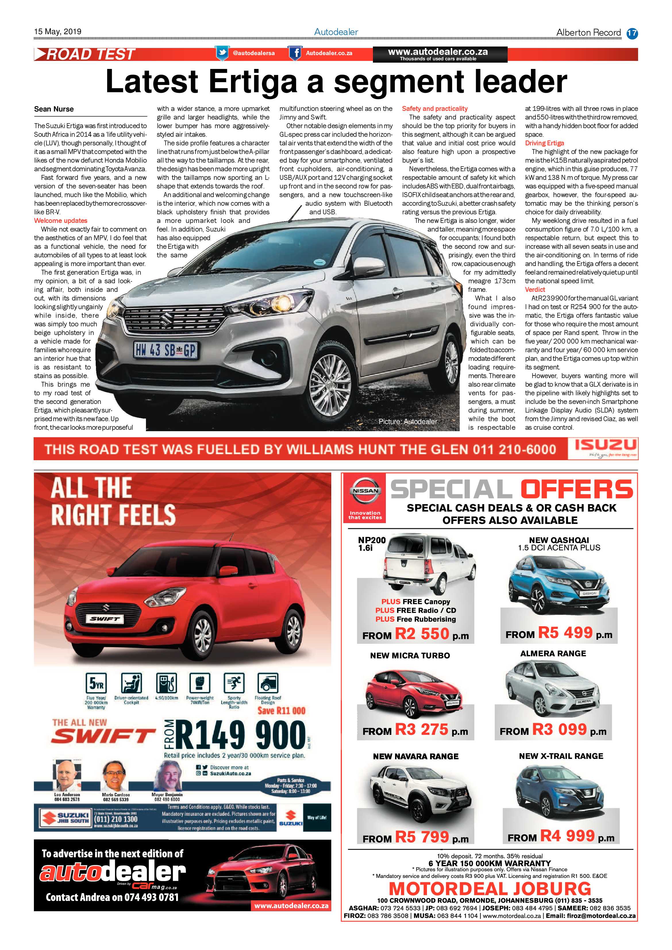 Alberton Record 15 May 2019 page 17