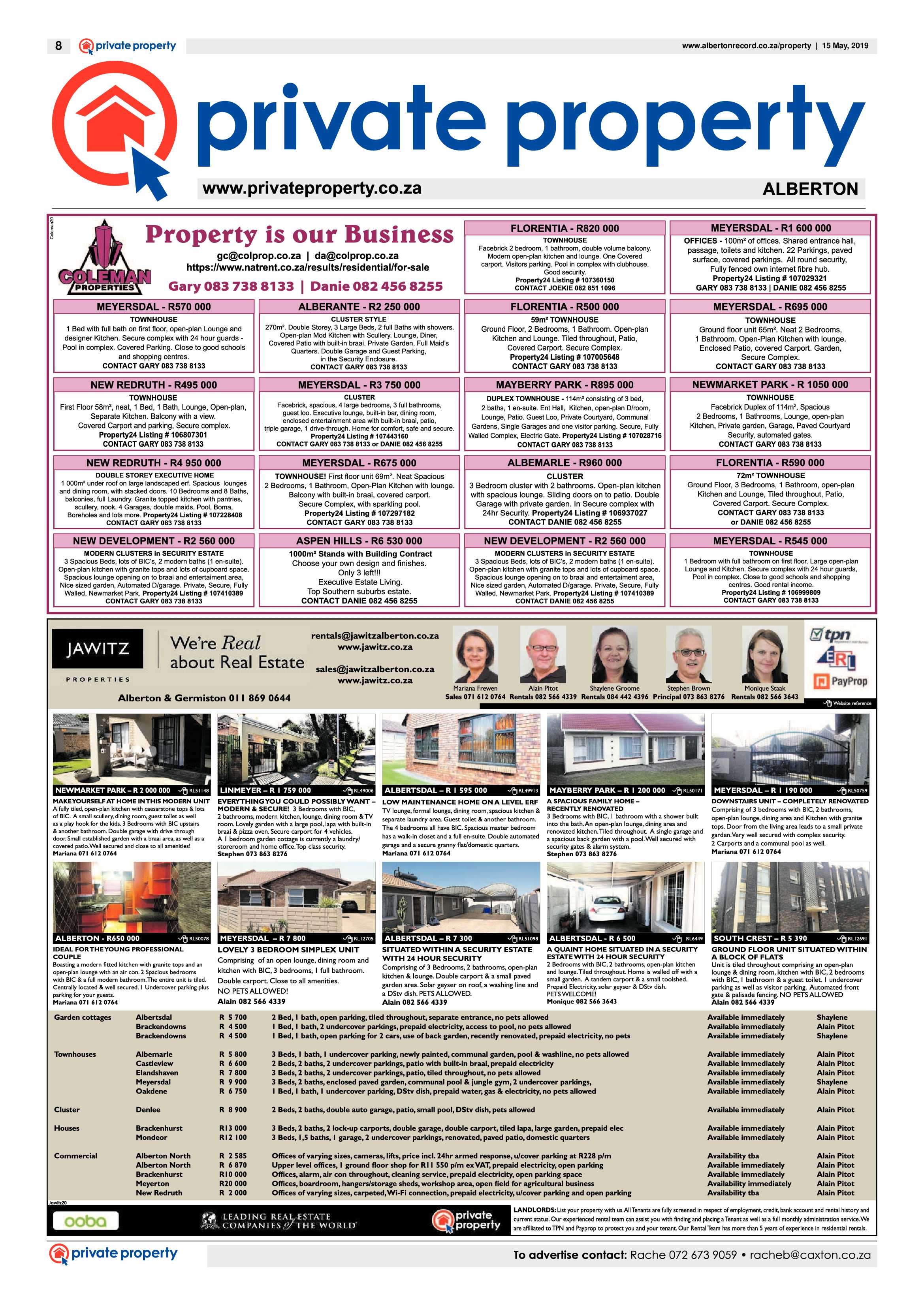 Alberton Record 15 May 2019 page 8