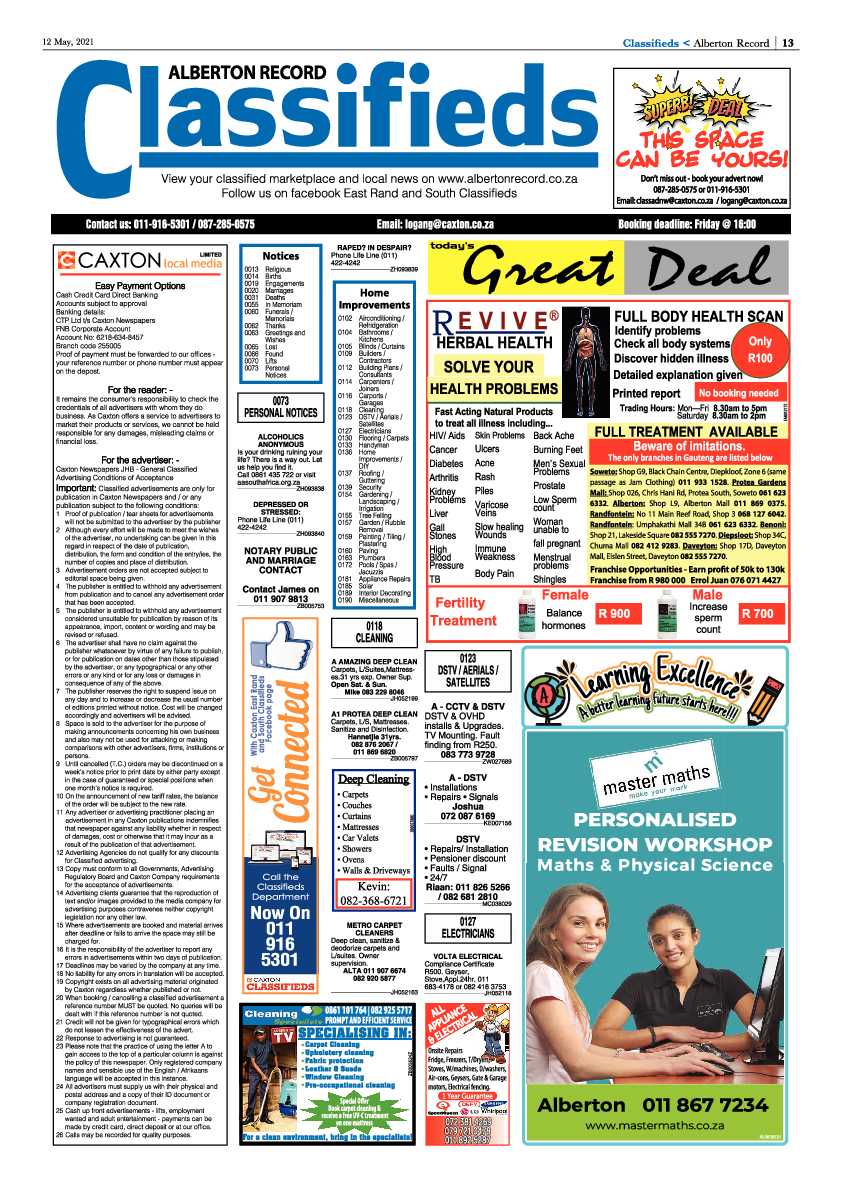 Alberton Record 14 May 2021 page 13