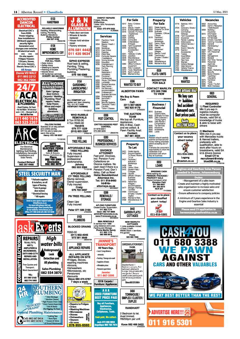 Alberton Record 14 May 2021 page 14