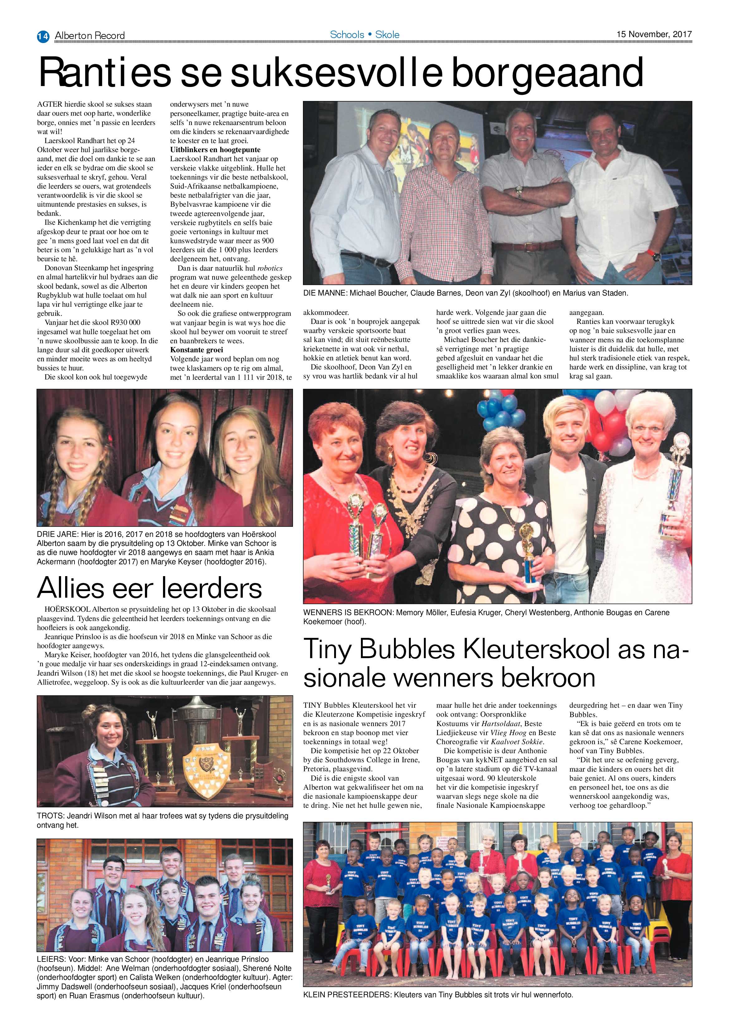 Alberton Record 15 November 2017 page 14