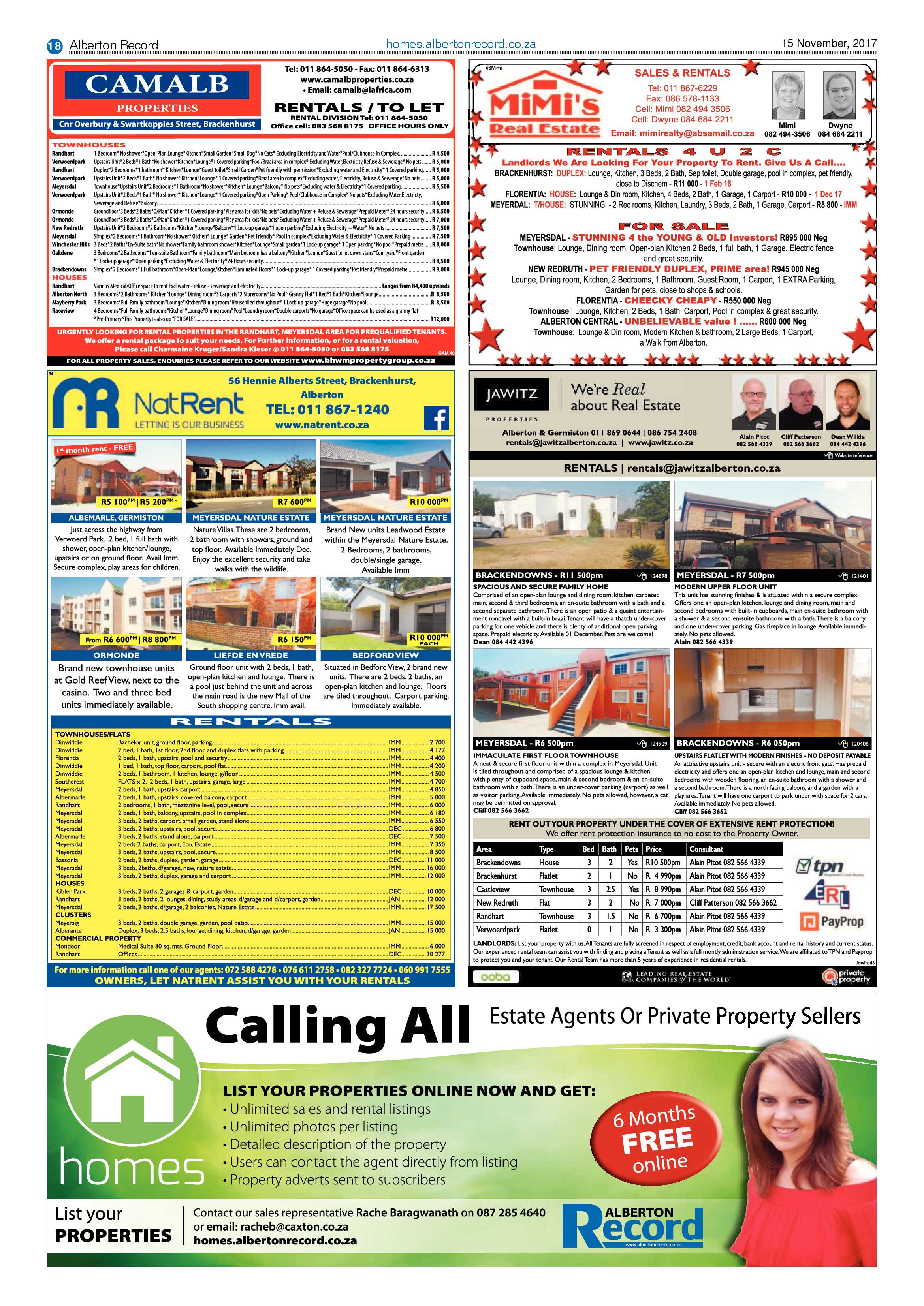 Alberton Record 15 November 2017 page 18