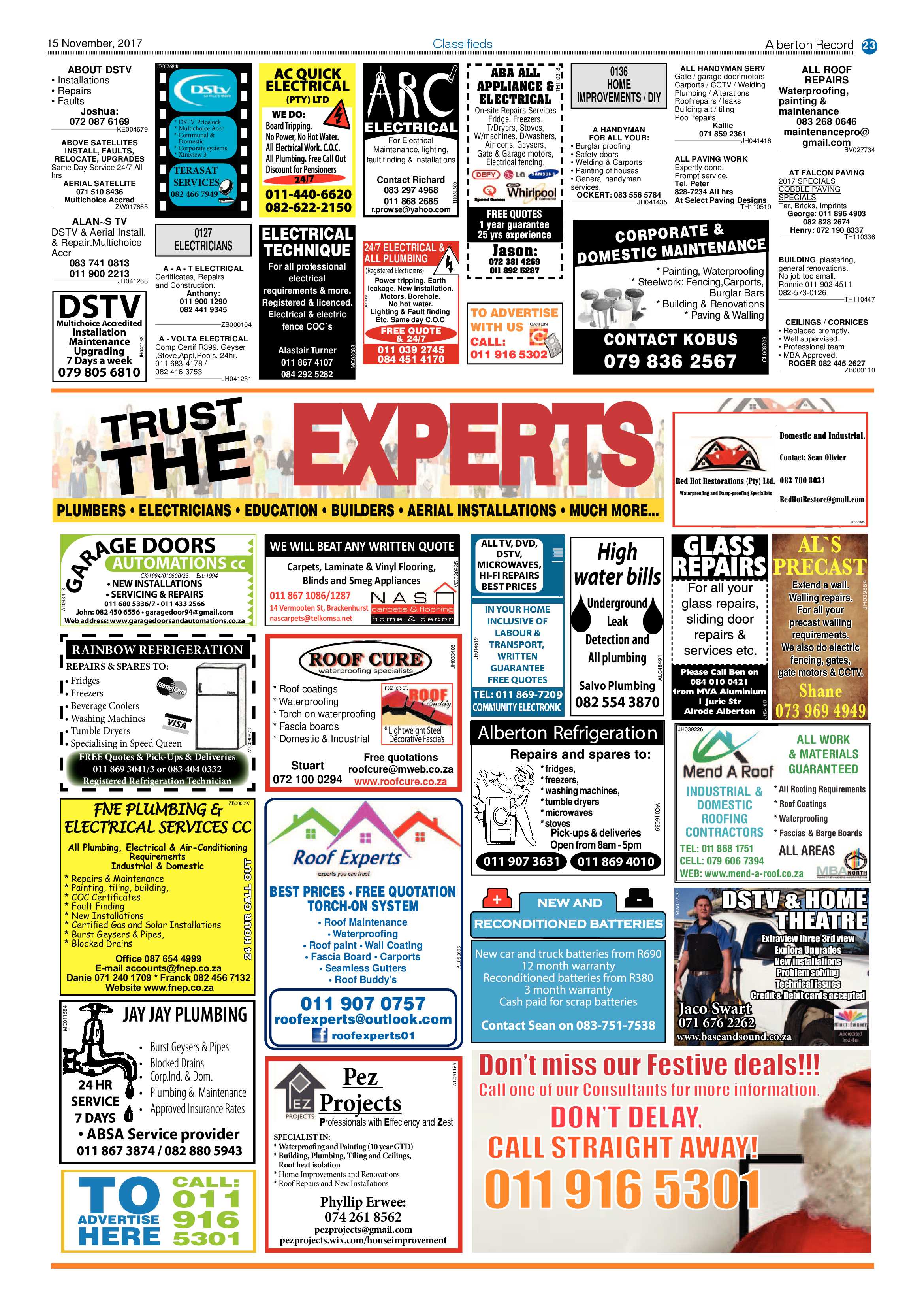 Alberton Record 15 November 2017 page 23