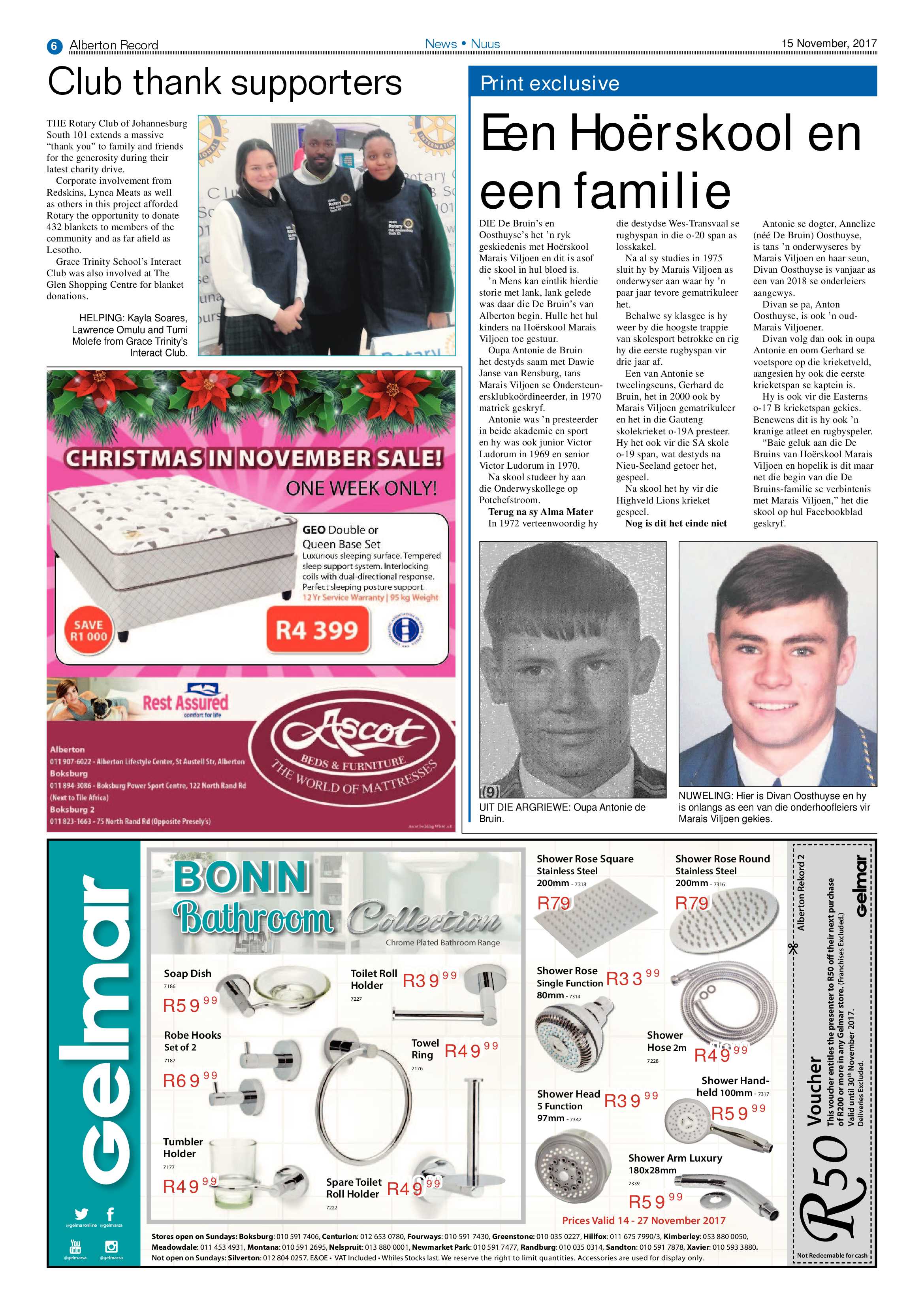 Alberton Record 15 November 2017 page 6