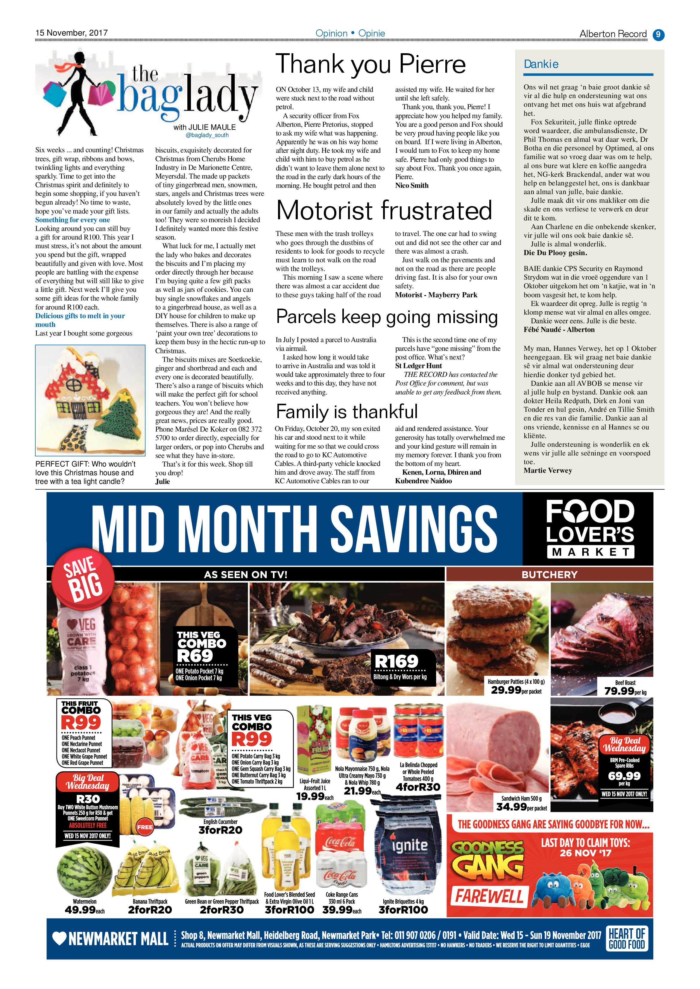 Alberton Record 15 November 2017 page 9