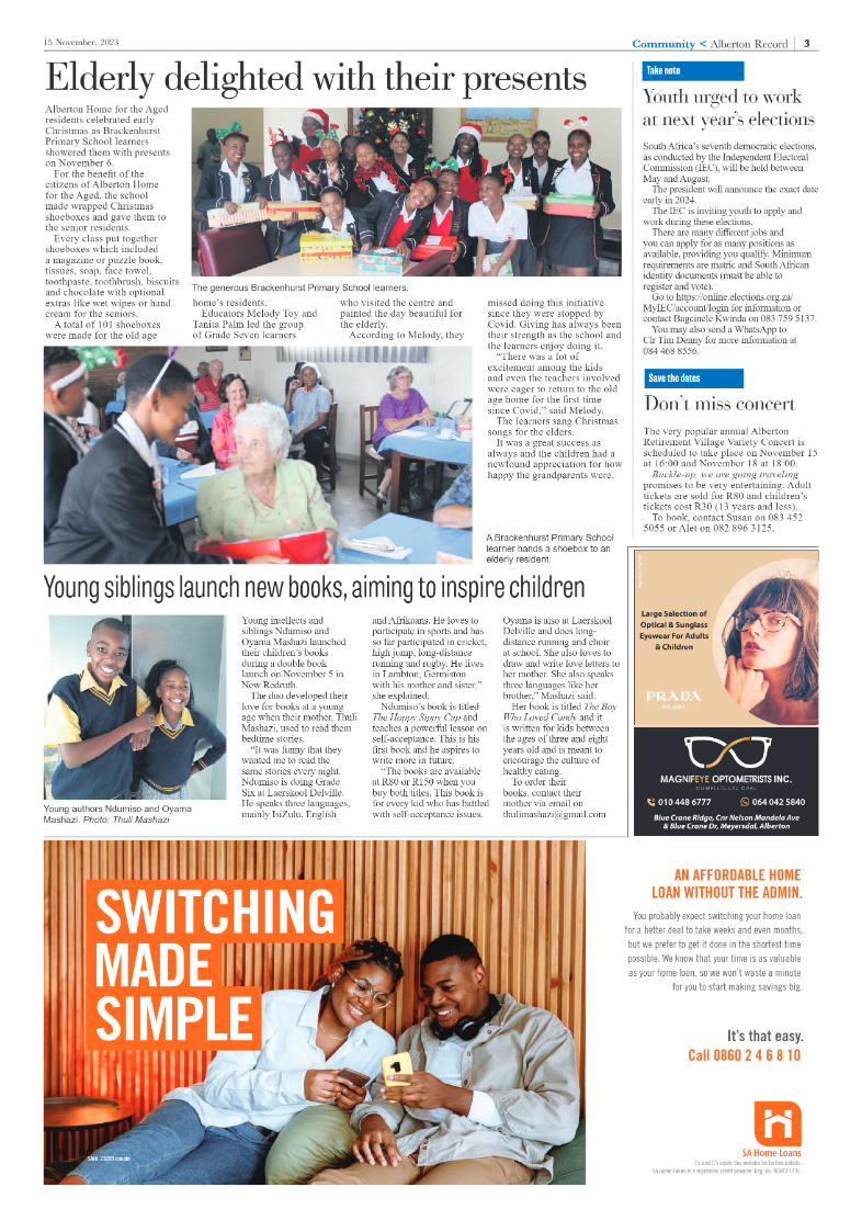 Alberton Record 15 November 2023 page 3