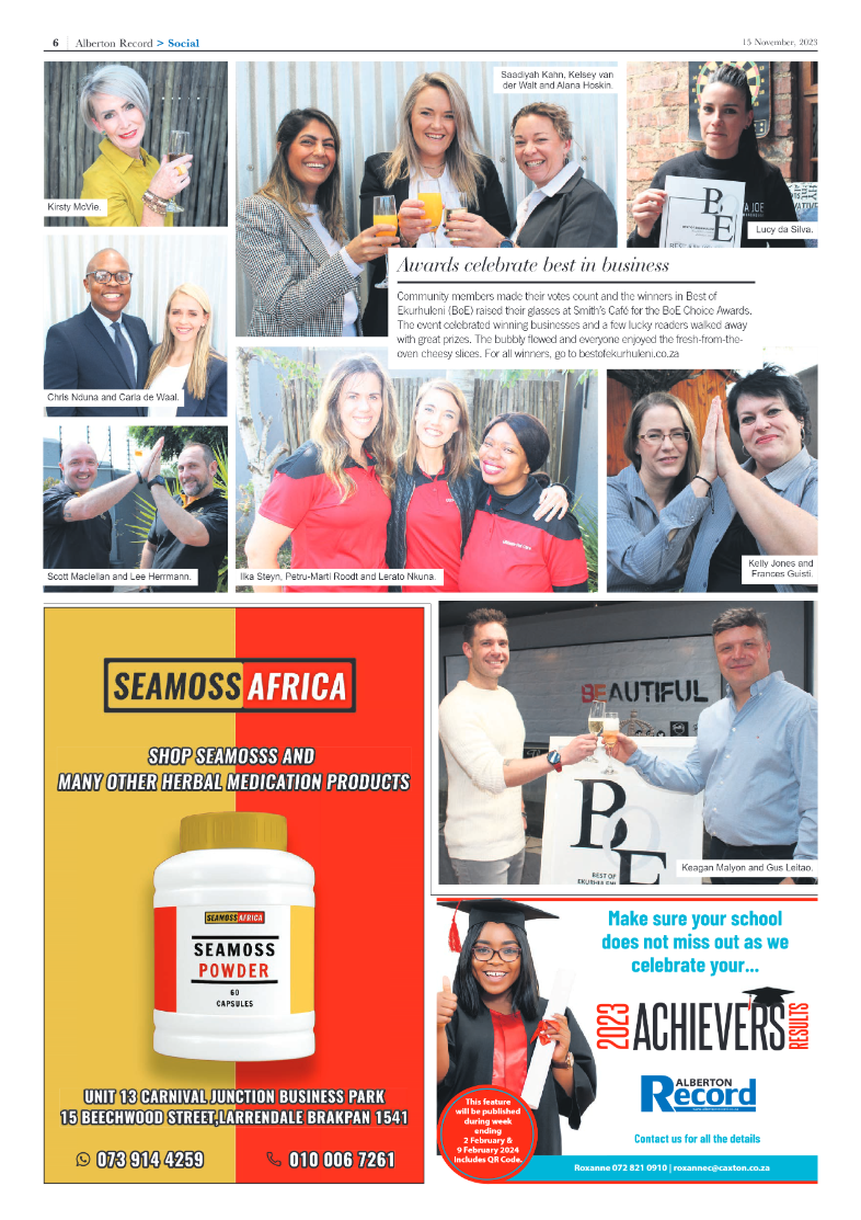 Alberton Record 15 November 2023 page 6