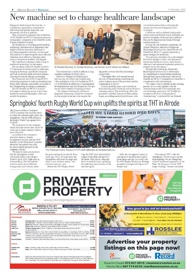 Alberton Record 15 November 2023 page 8