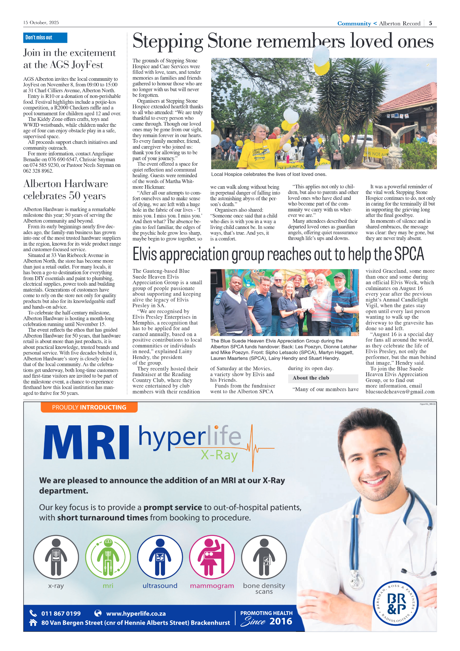 Alberton Record 15 October 2025 page 5