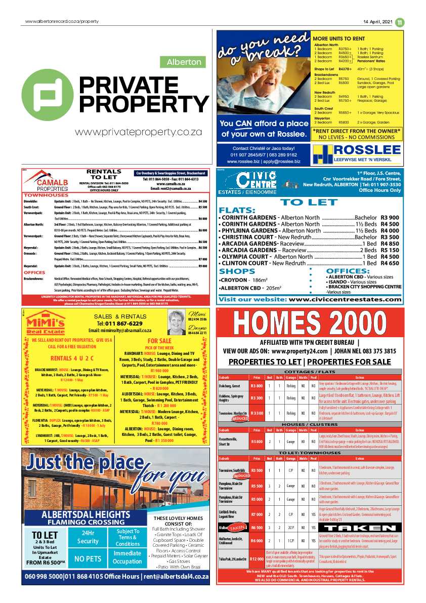 Alberton Record 16 April 2021 page 11