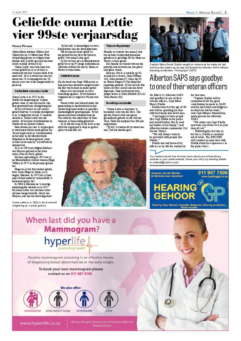 Alberton Record 16 April 2021 page 3