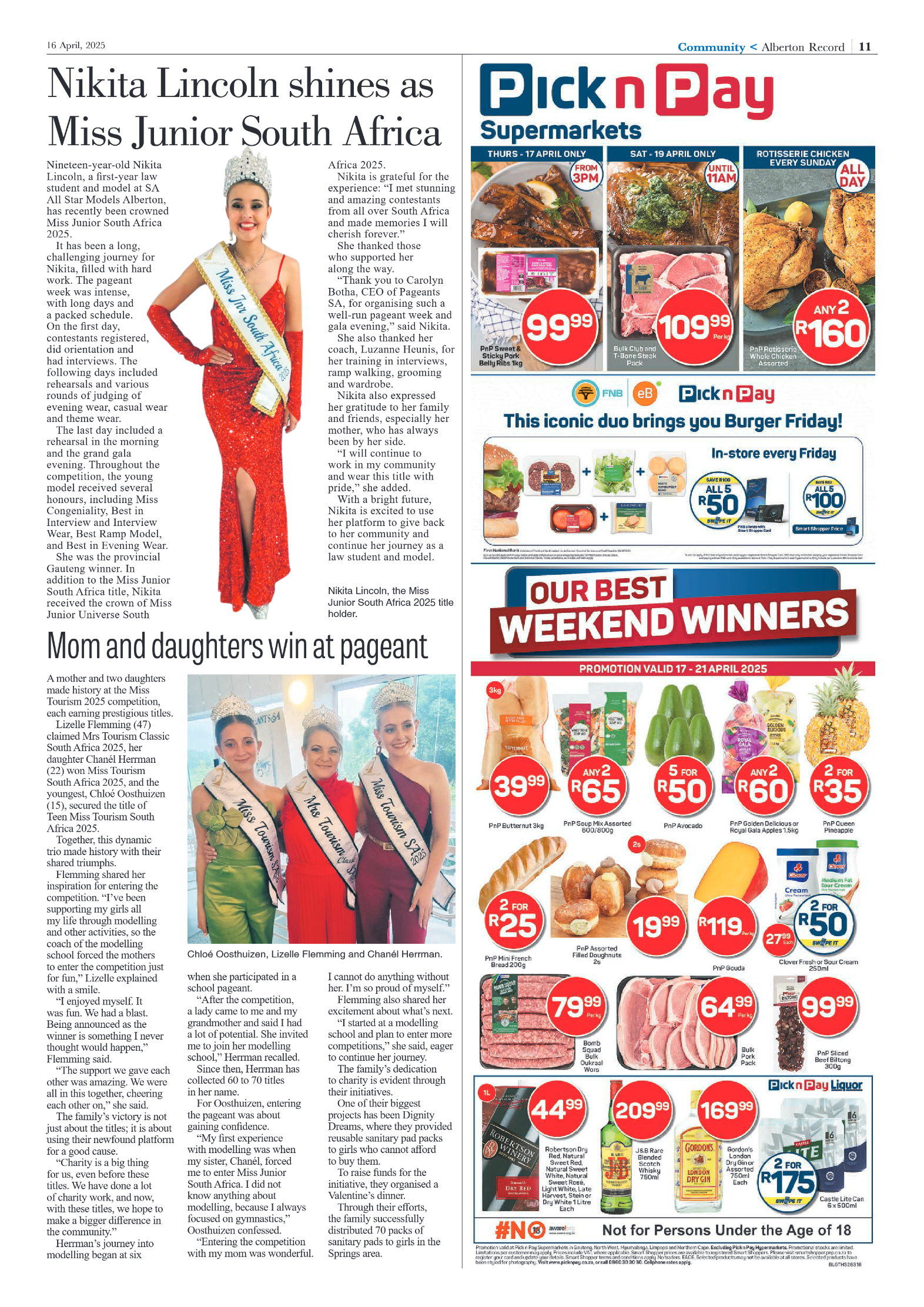 Alberton Record 16 April_2025 page 11