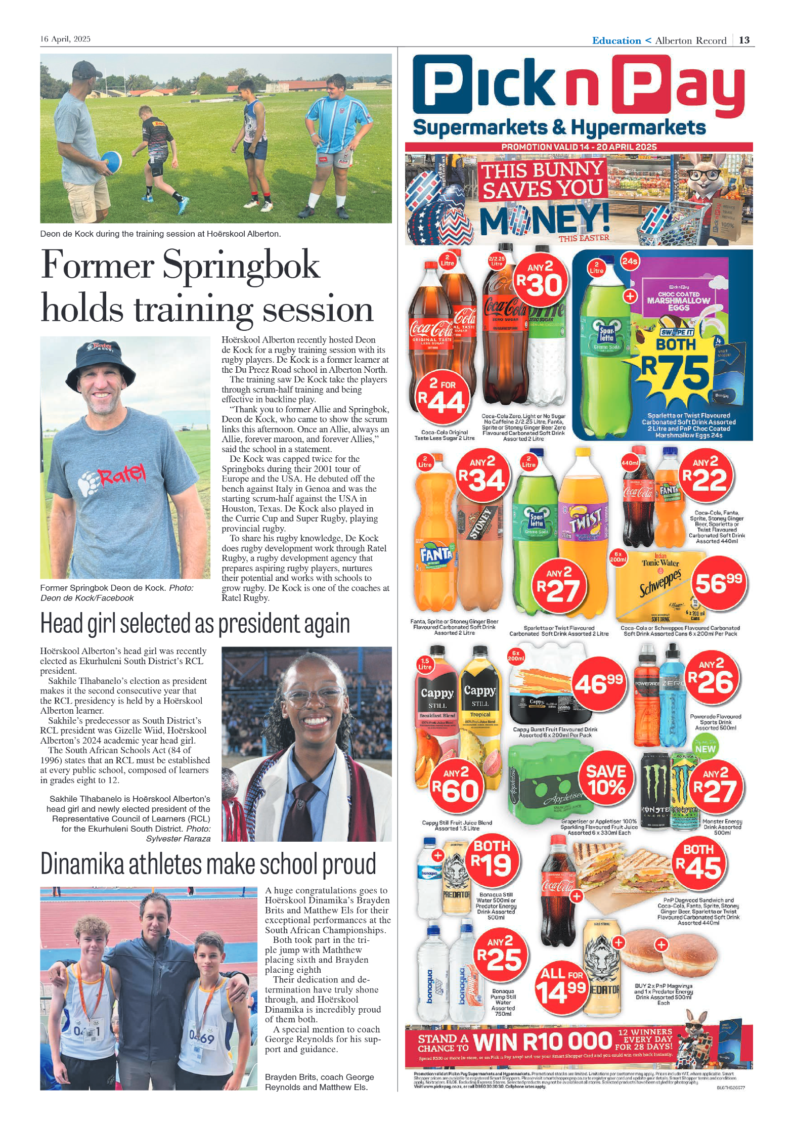 Alberton Record 16 April_2025 page 13
