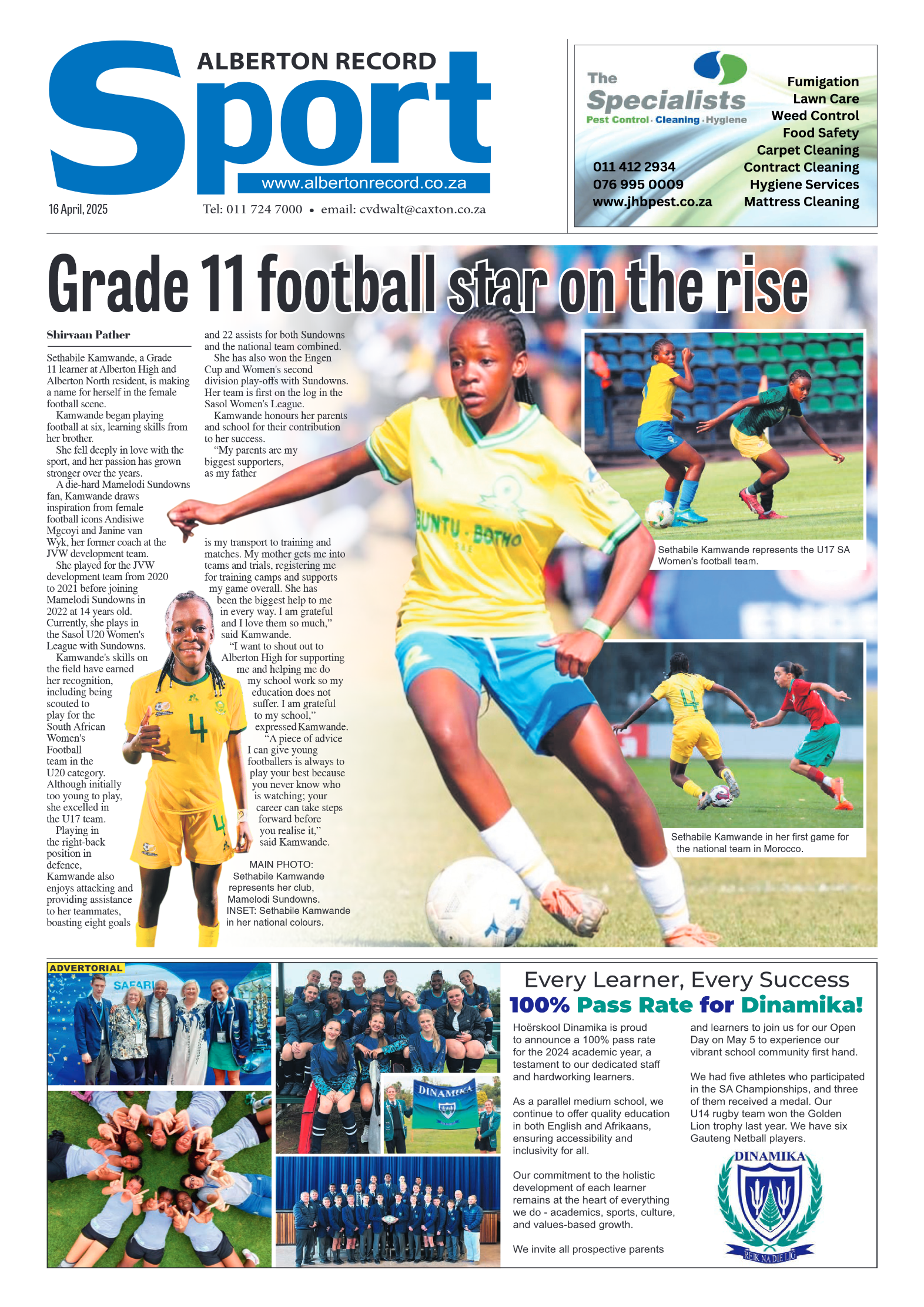 Alberton Record 16 April_2025 page 16