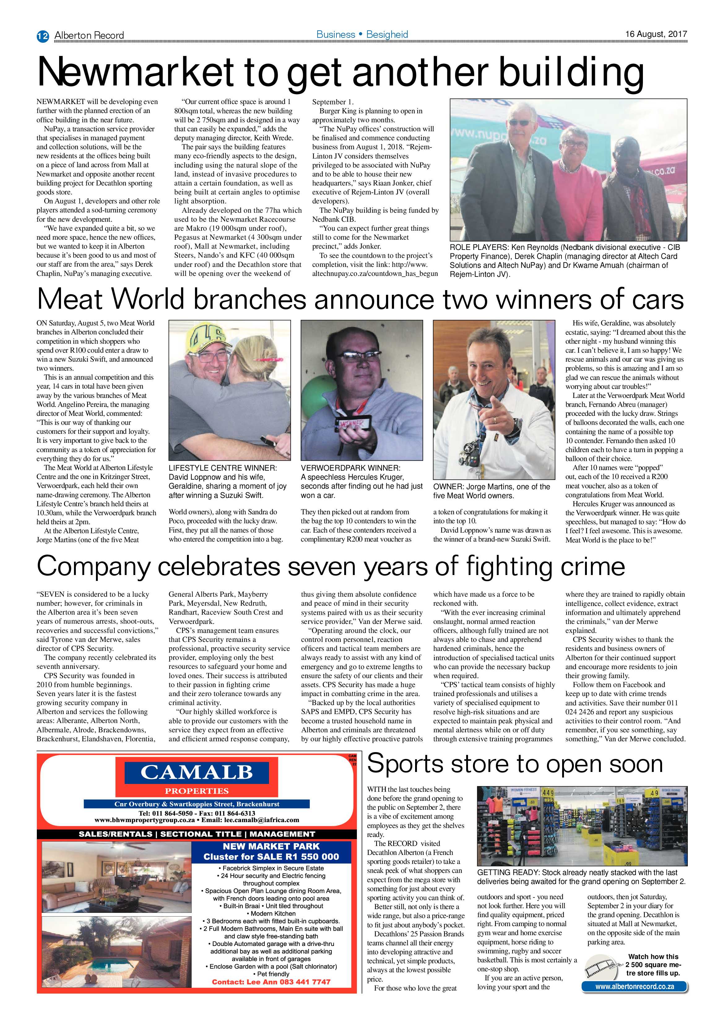 Alberton Record 16 August 2017 page 12