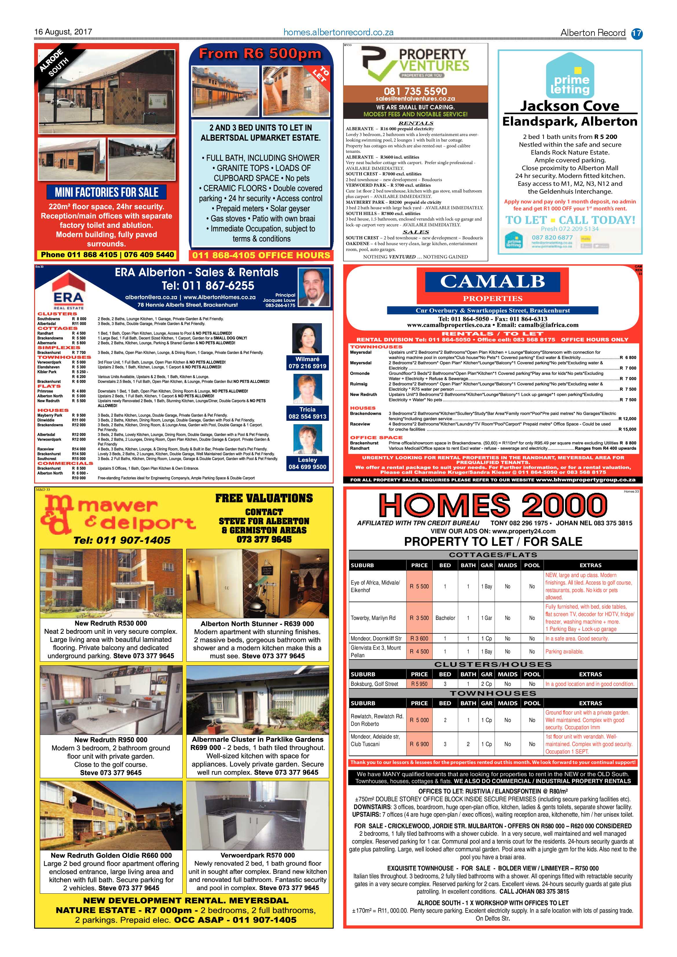 Alberton Record 16 August 2017 page 17