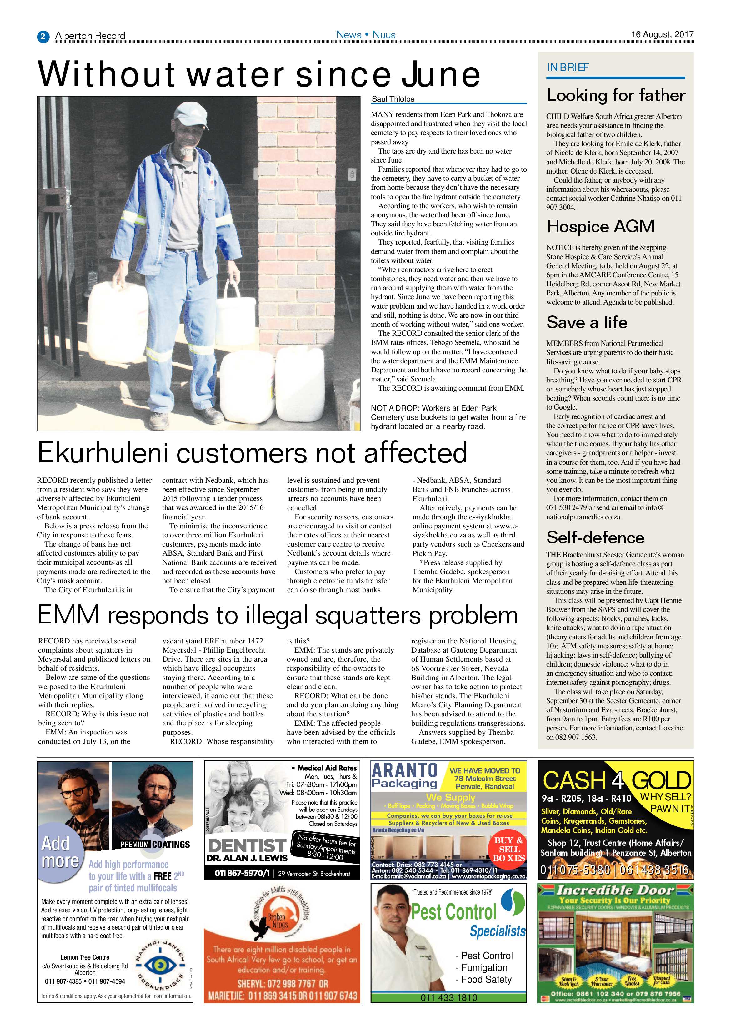 Alberton Record 16 August 2017 page 2